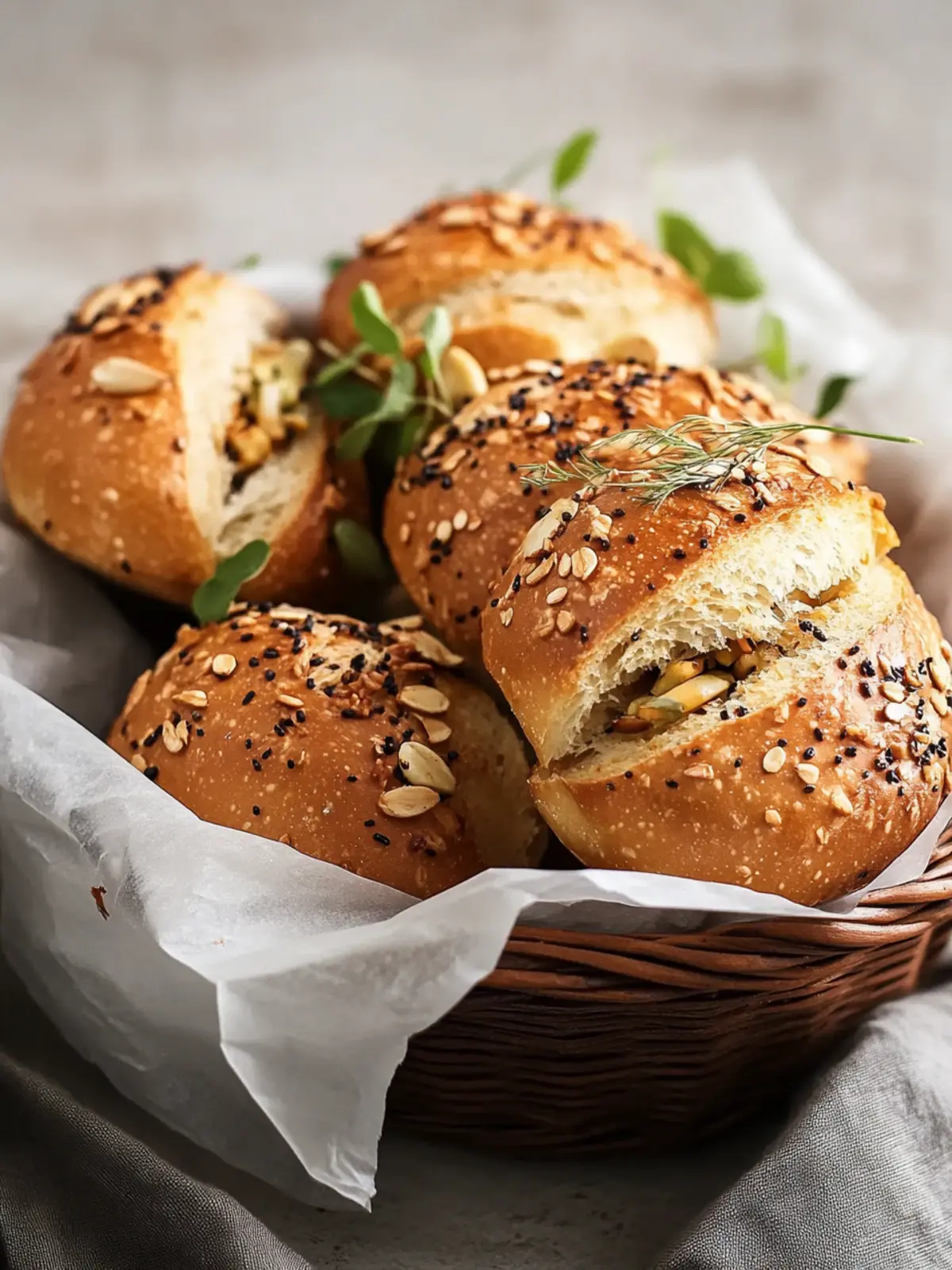 Schnelle Karotten-Brötchen: Knusprig, gesund und lecker! 4 Schnelle Karotten-Brötchen