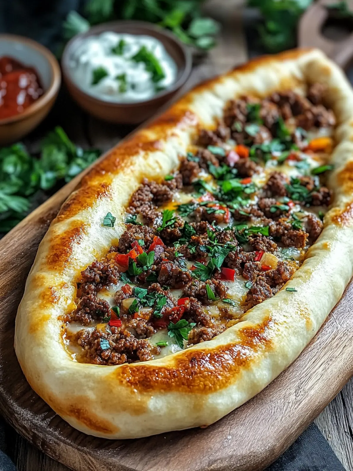 Türkische Pide mit Hackfleisch – Herzhaft & Würzig für jeden Tag 2 Türkische Pide mit Hackfleisch – Herzhaft & Würzig