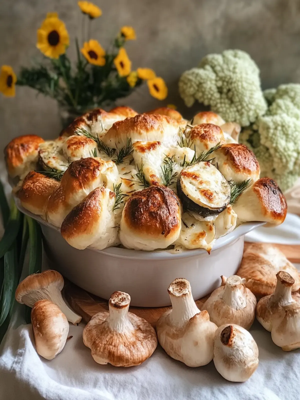 Hähnchen, Zucchini und Champignon Auflauf für herzhaften Genuss 5 Hähnchen, Zucchini und Champignon Auflauf