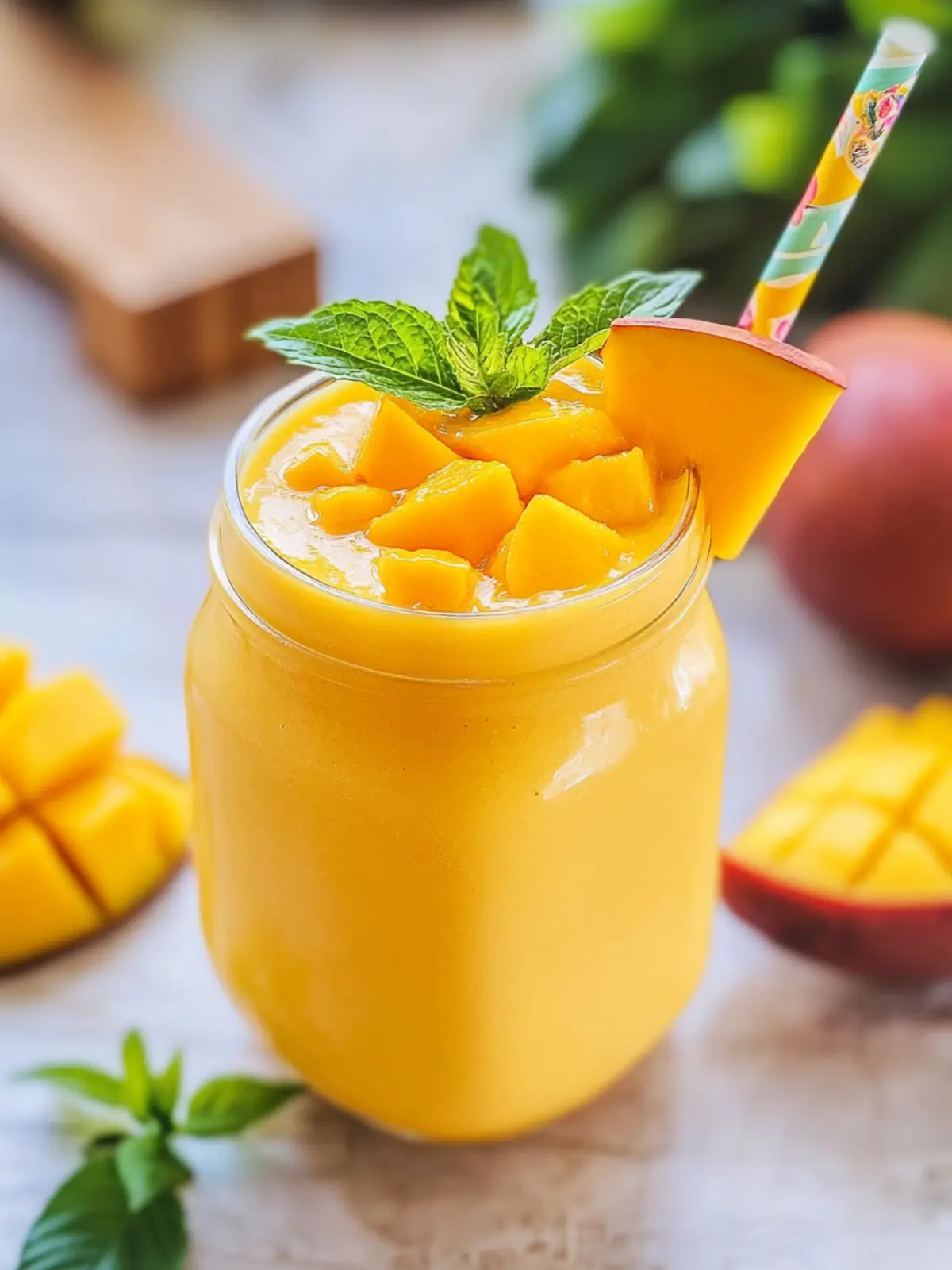 Der Beste Mango Smoothie – Einfach, Gesund und Erfrischend 3 Der Beste Mango Smoothie