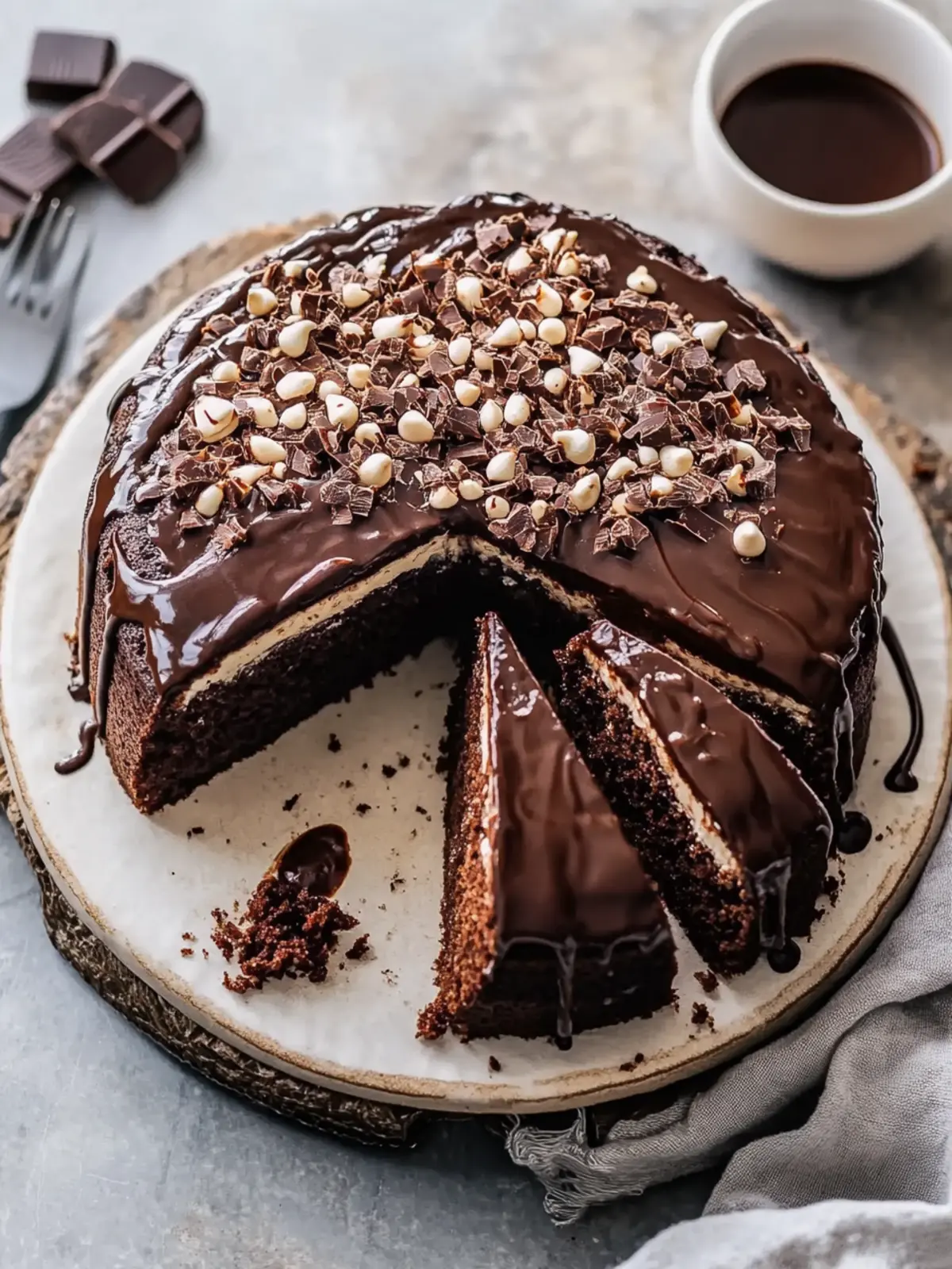 Saftiger Schokoladen-Buttermilch-Kuchen für unwiderstehlichen Genuss 3 Saftiger Schokoladen Buttermilch Kuchen
