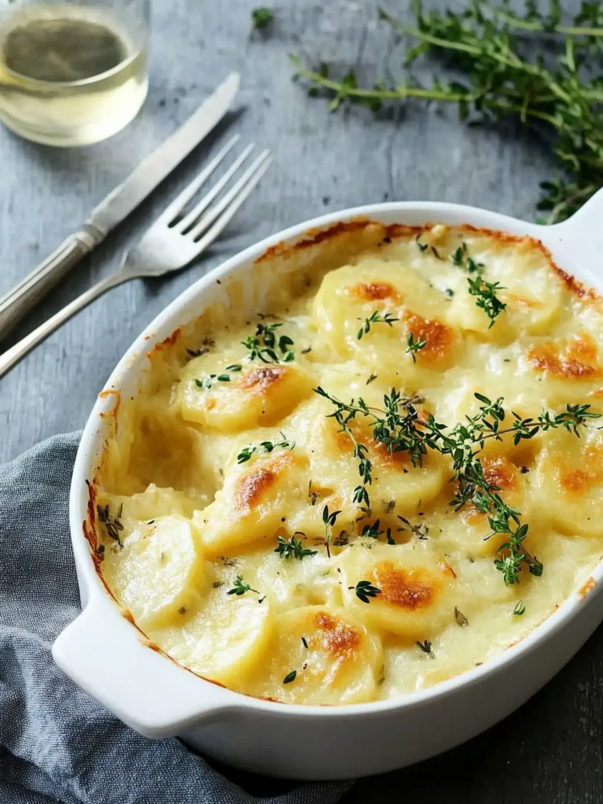 Vegetarisches Kartoffel-Spargel-Gratin: Cremiger Genussträumer 3 Vegetarisches Kartoffel-Spargel-Gratin