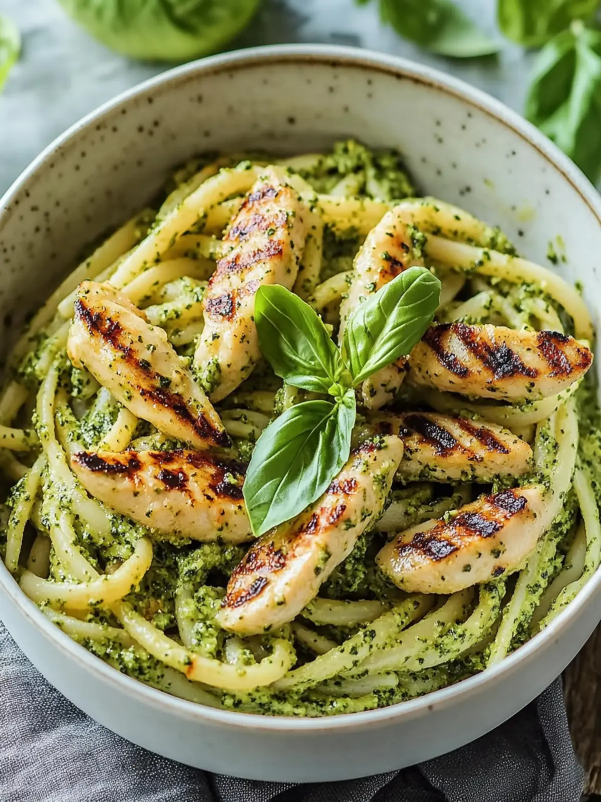 Leckere Gegrillte Hähnchen-Pesto-Pasta In 30 Minuten Genießen 5 Leckere Gegrillte Hähnchen-Pesto-Pasta In 30 Minuten Fertig