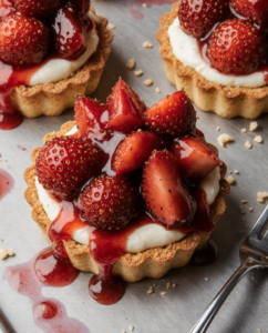 Erdbeertörtchen mit Vanillepudding: Perfekte Sommernascherei 3 Erdbeertörtchen mit Vanillepudding: Perfekte Sommernascherei