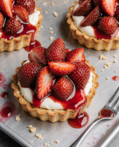 Erdbeertörtchen mit Vanillepudding: Perfekte Sommernascherei 4 Erdbeertörtchen mit Vanillepudding: Perfekte Sommernascherei