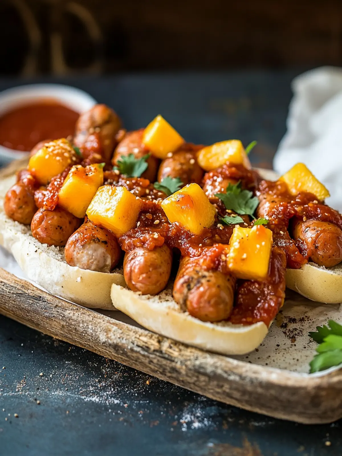 Currywurst Soße mit Mango, Ajvar und Cola für mehr Geschmack 3 Currywurst Soße mit Mango, Ajvar und Cola
