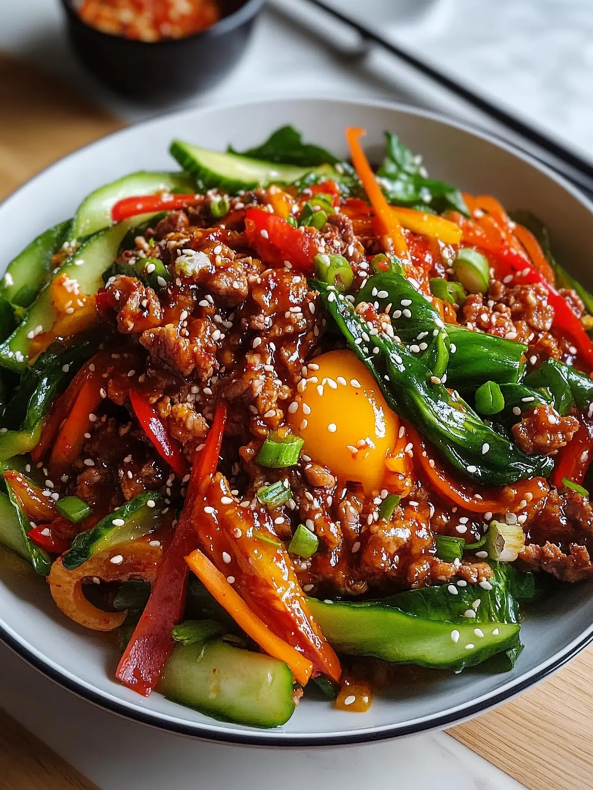 Koreanische Hackfleischpfanne: Blitzschnell & Lecker für Dich! 5 Koreanische Hackfleischpfanne