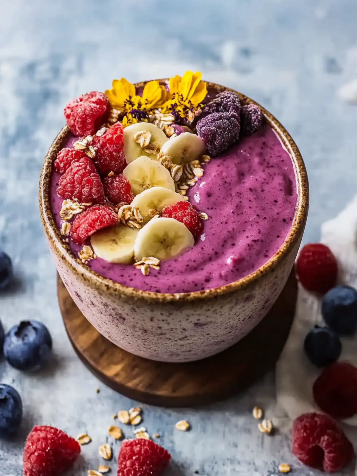 Hausgemachte Acai-Smoothie-Schüssel: Schnelles Frühstücksvergnügen 5 Hausgemachte Acai-Smoothie-Schüssel