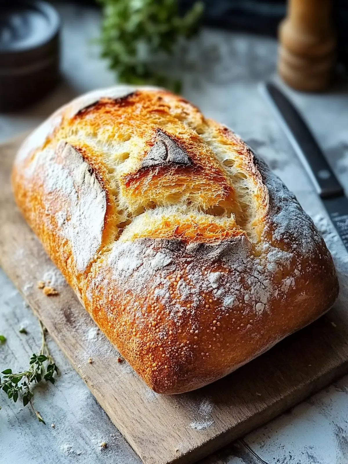 Schnelles Airfryer-Brot nach Jamie Oliver