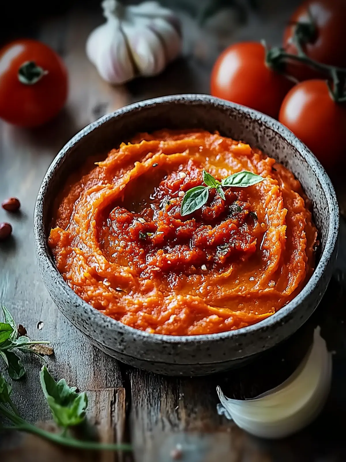 Einfache Tomatenbutter mit Knoblauch: Mediterraner Genuss 3 Simple tomato butter with garlic