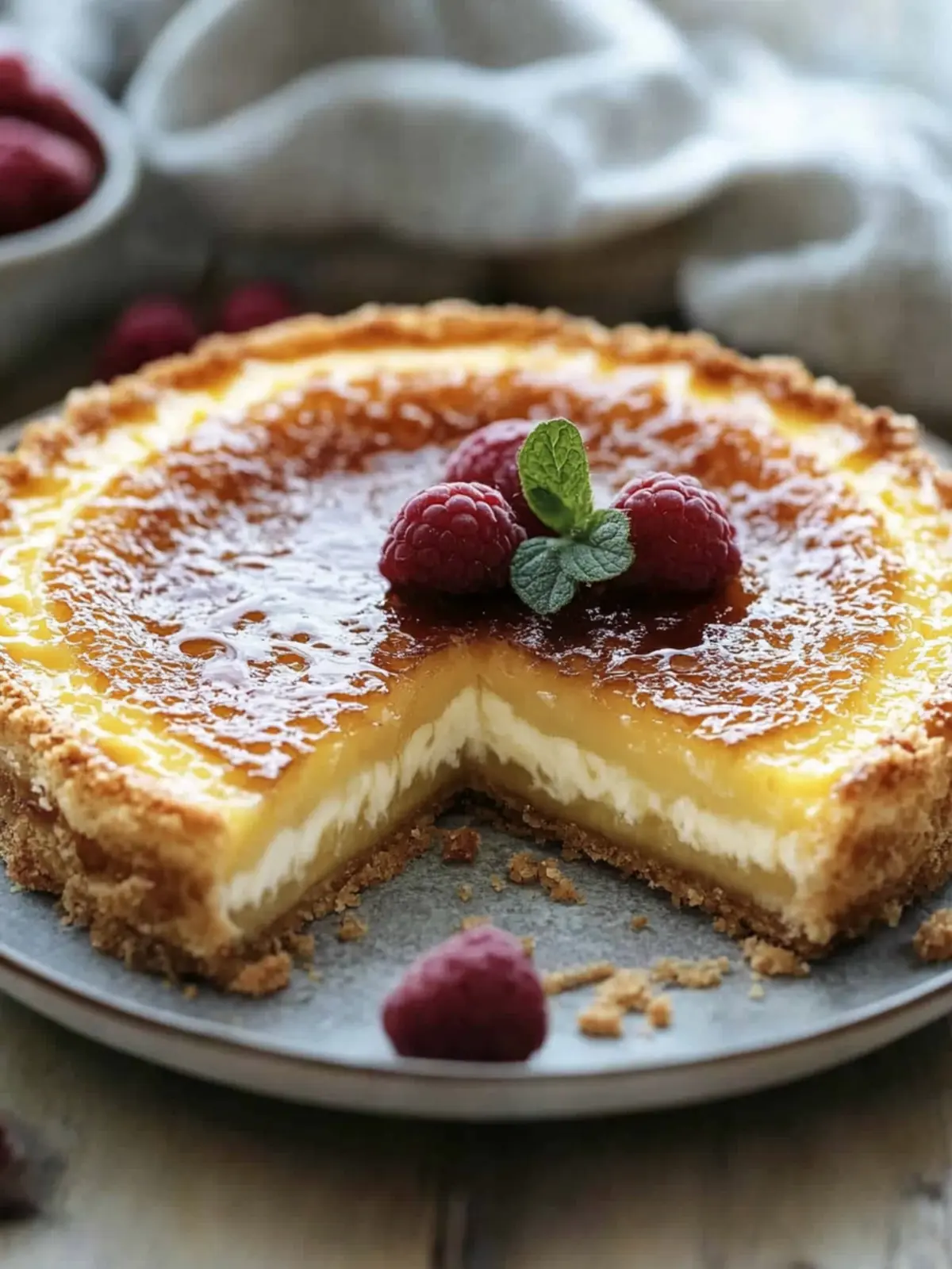 Cremiger Crème Brûlée Käsekuchen vom Blech für jeden Anlass 2 Crème brûlée Käsekuchen vom Blech