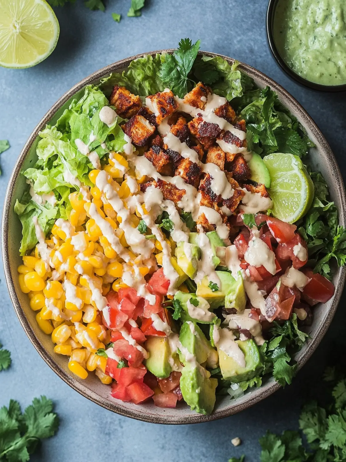 Köstlicher Santa Fe Salat mit Saftigem Hühnchen in 30 Minuten 5 Santa Fe Salat