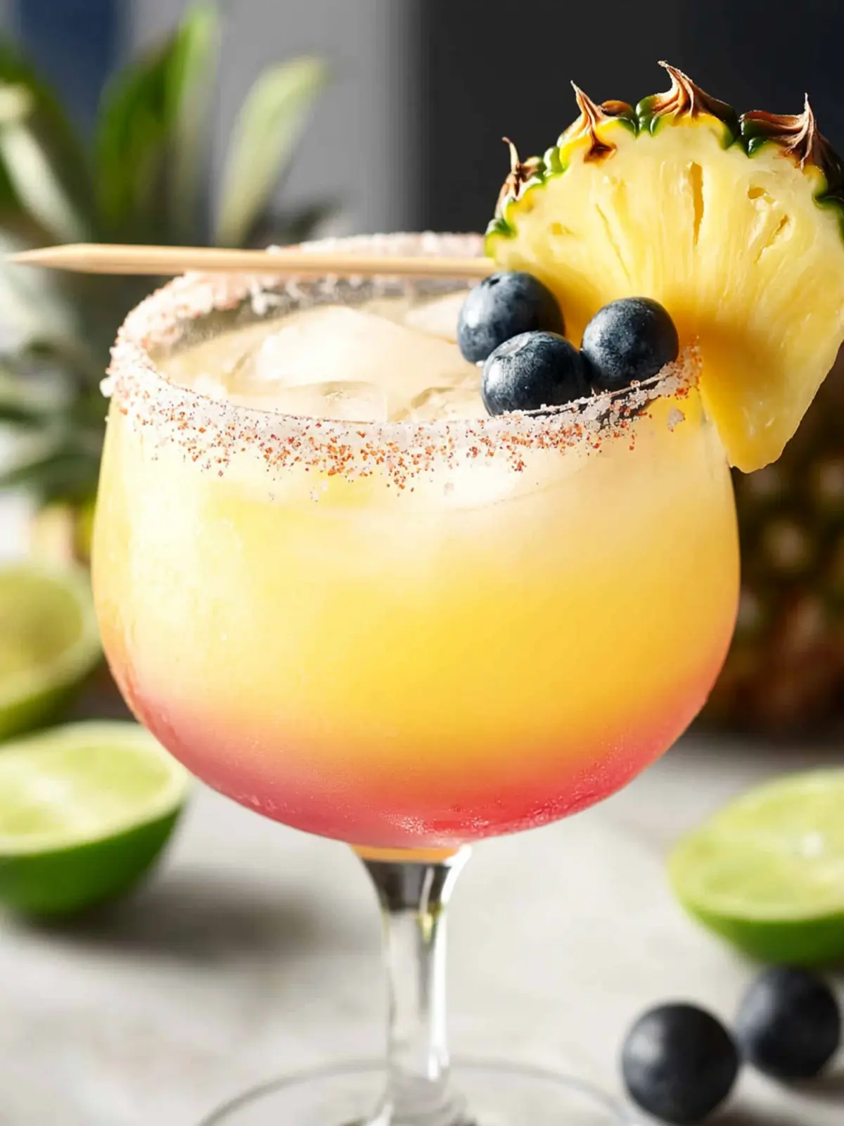 Chili's Heidelbeer-Ananas-Margarita: Einfach erfrischend lecker 3 Chili's Heidelbeer-Ananas-Margarita