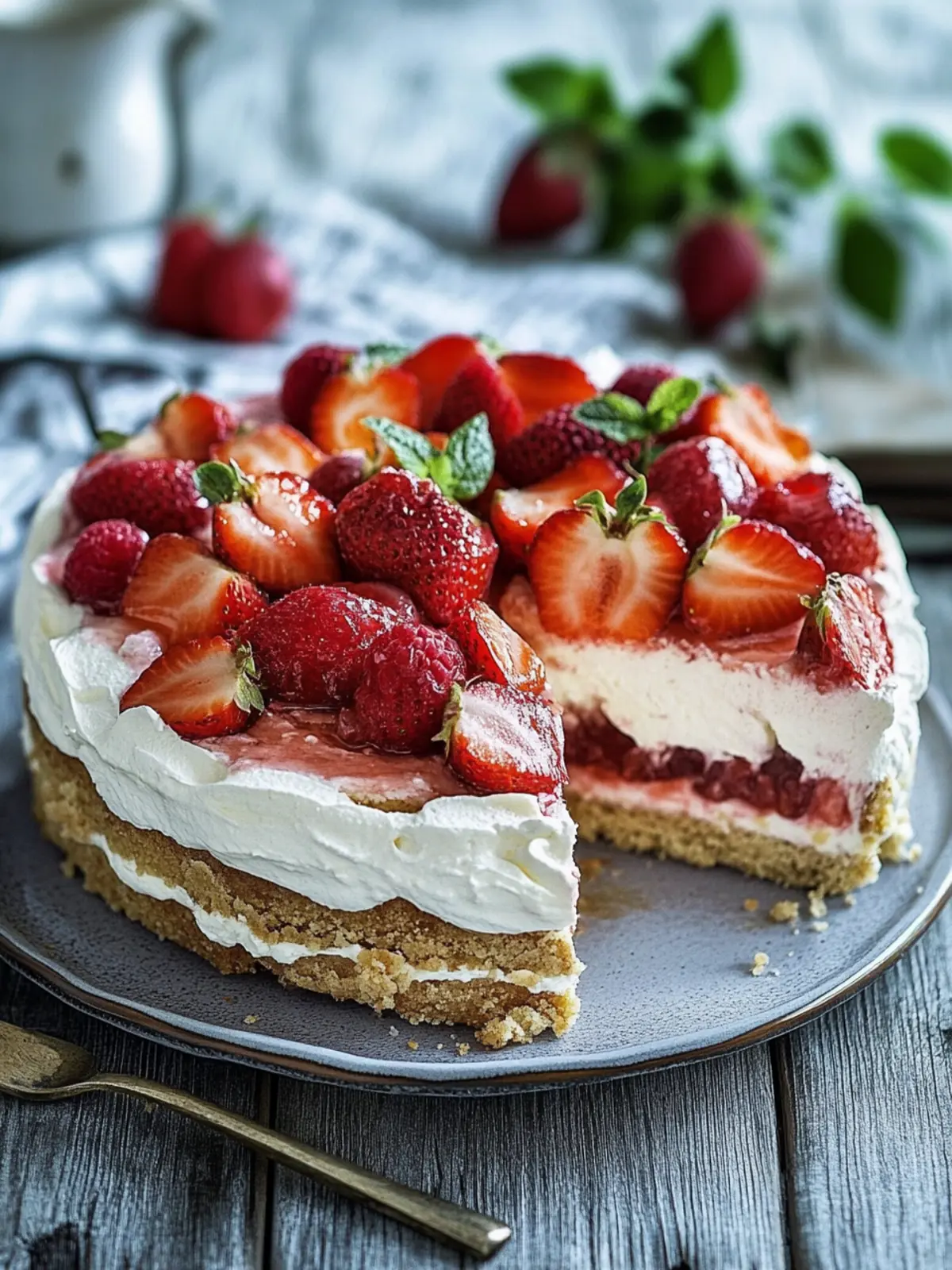 Erdbeerliebe – Erdbeer-Baiser-Torte für deinen Sommergenuss 2 Erdbeerliebe – Erdbeer-Baiser-Torte