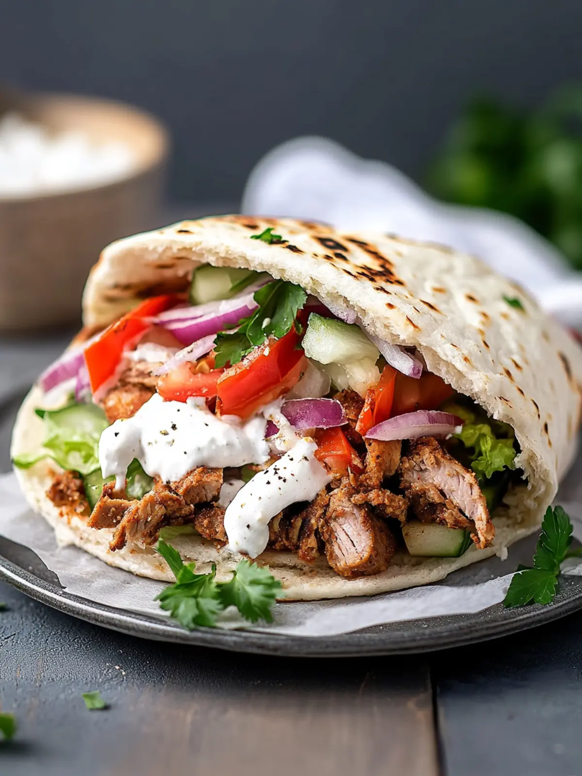Low Carb Döner mit selbstgemachtem Fladenbrot für Genuss ohne Reue 3 Low Carb Döner mit selbstgemachtem Fladenbrot