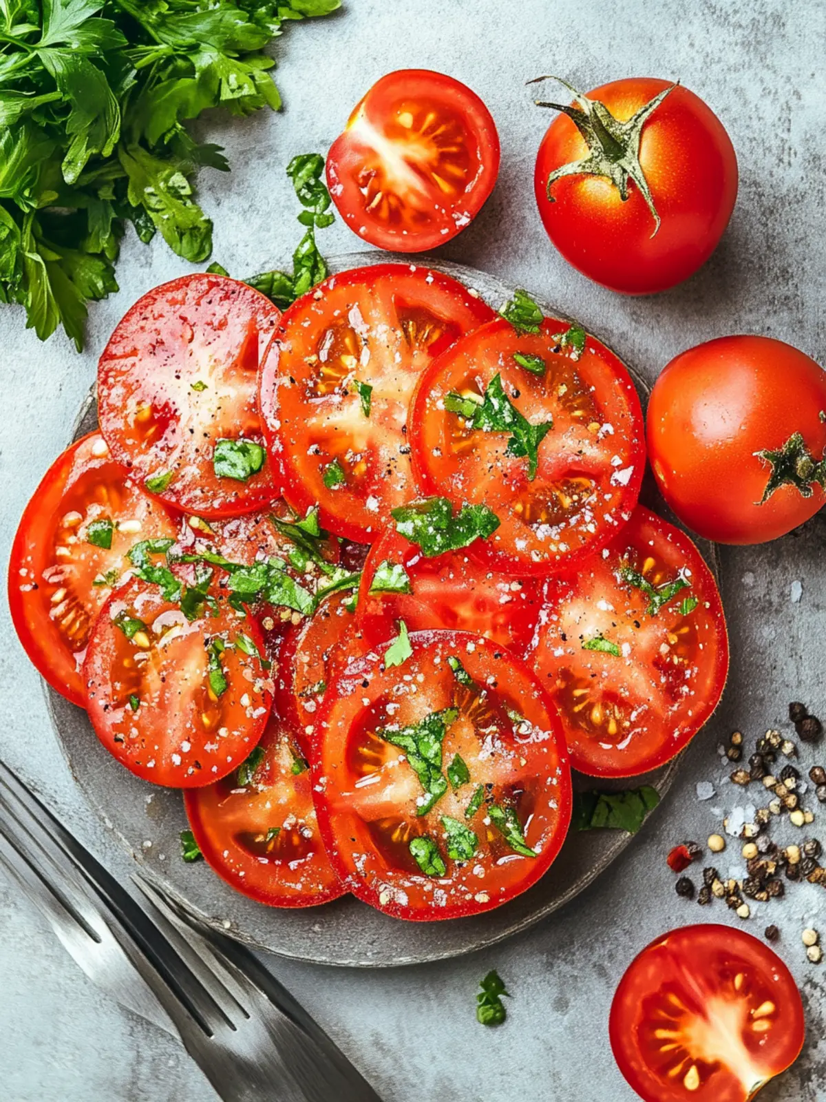 Marinierte Tomaten: Frische, einfache Genussmomente 2 Marinierte Tomaten