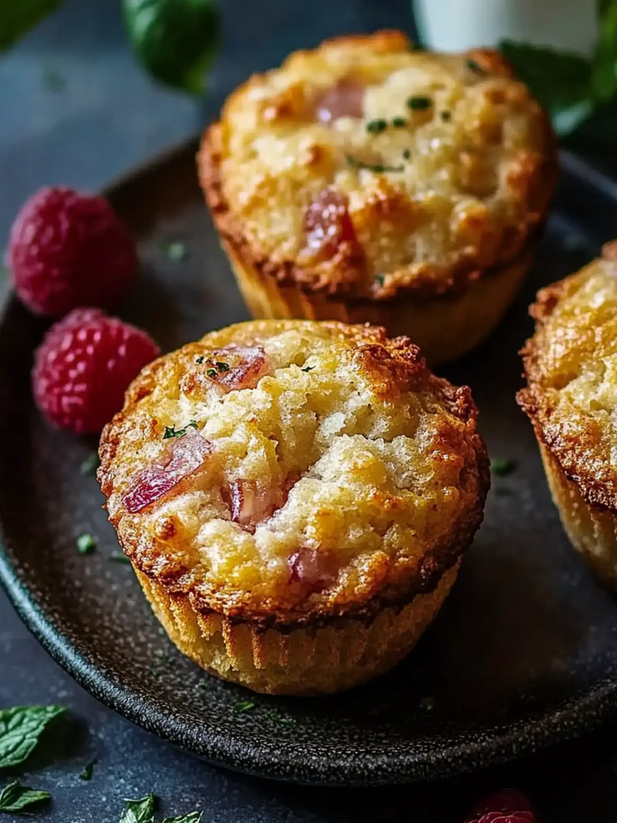 Herzhafte Zwiebelkuchenmuffins für gemütliche Herbstabende 3 Zwiebelkuchenmuffins
