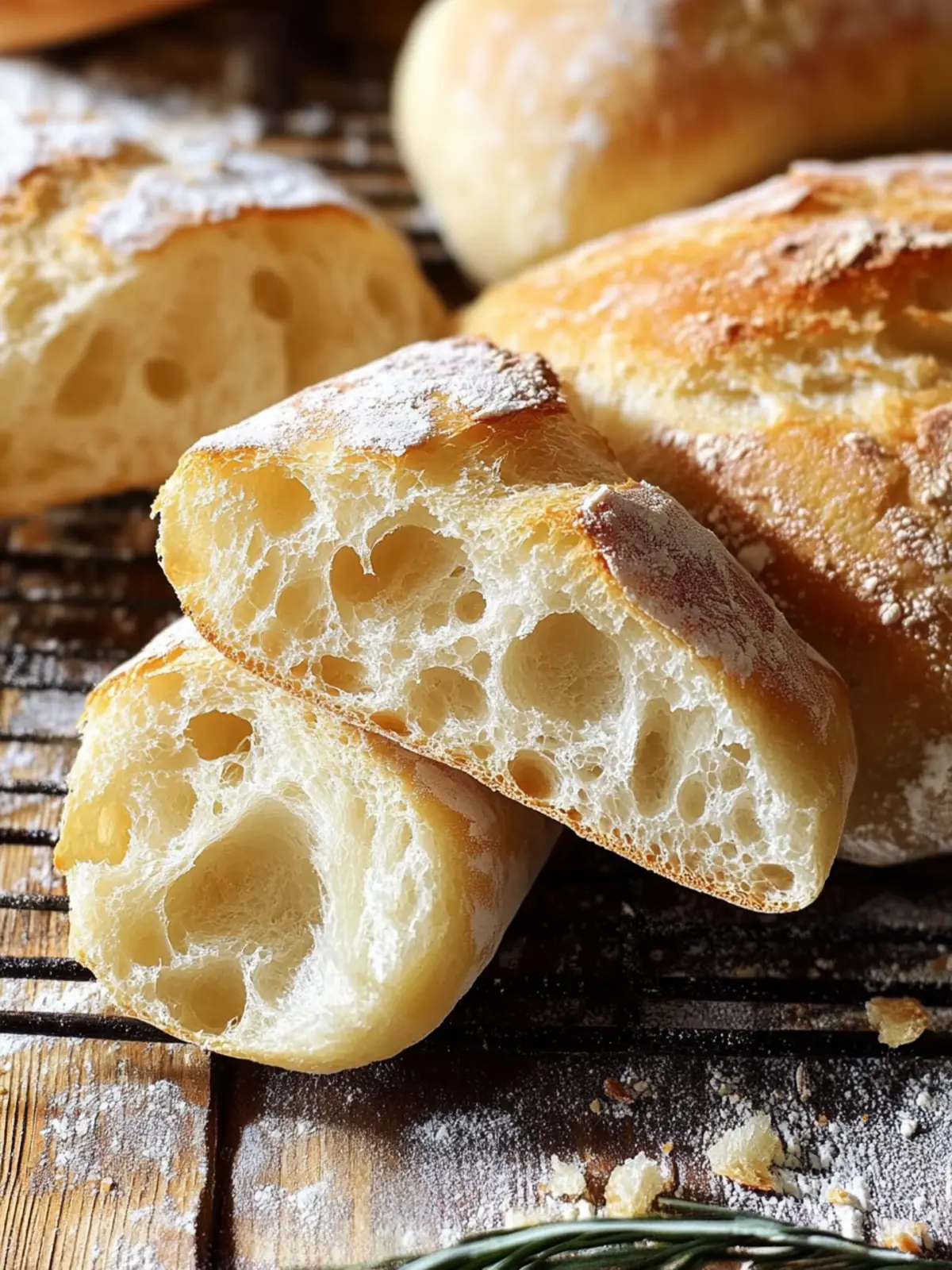 Luftige Sauerteig Ciabatta selber machen für unwiderstehlichen Genuss 3 Luftige Sauerteig Ciabatta selber machen
