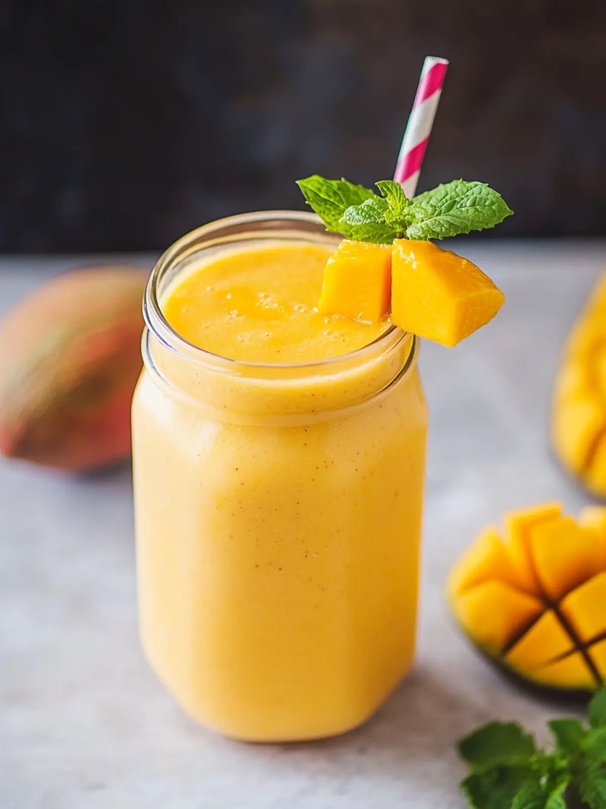 Der Beste Mango Smoothie – Einfach, Gesund und Erfrischend 2 Der Beste Mango Smoothie