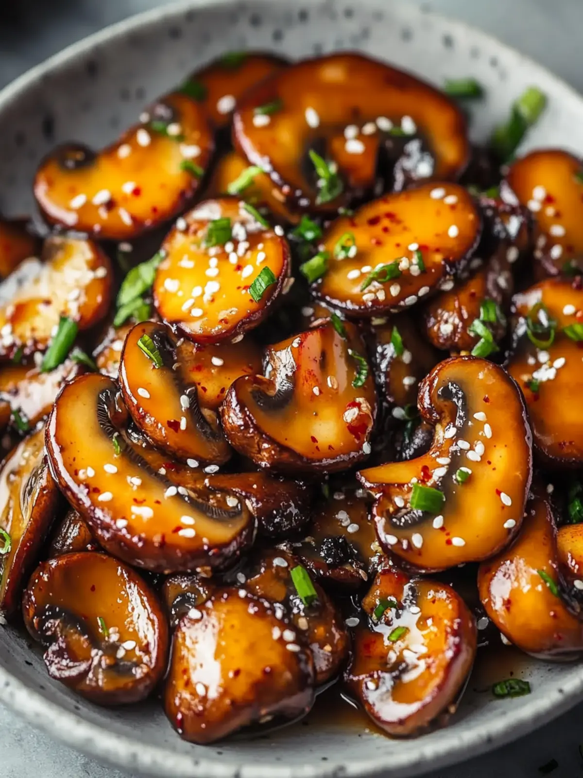 Unwiderstehlich würzige Gochujang-Pilze