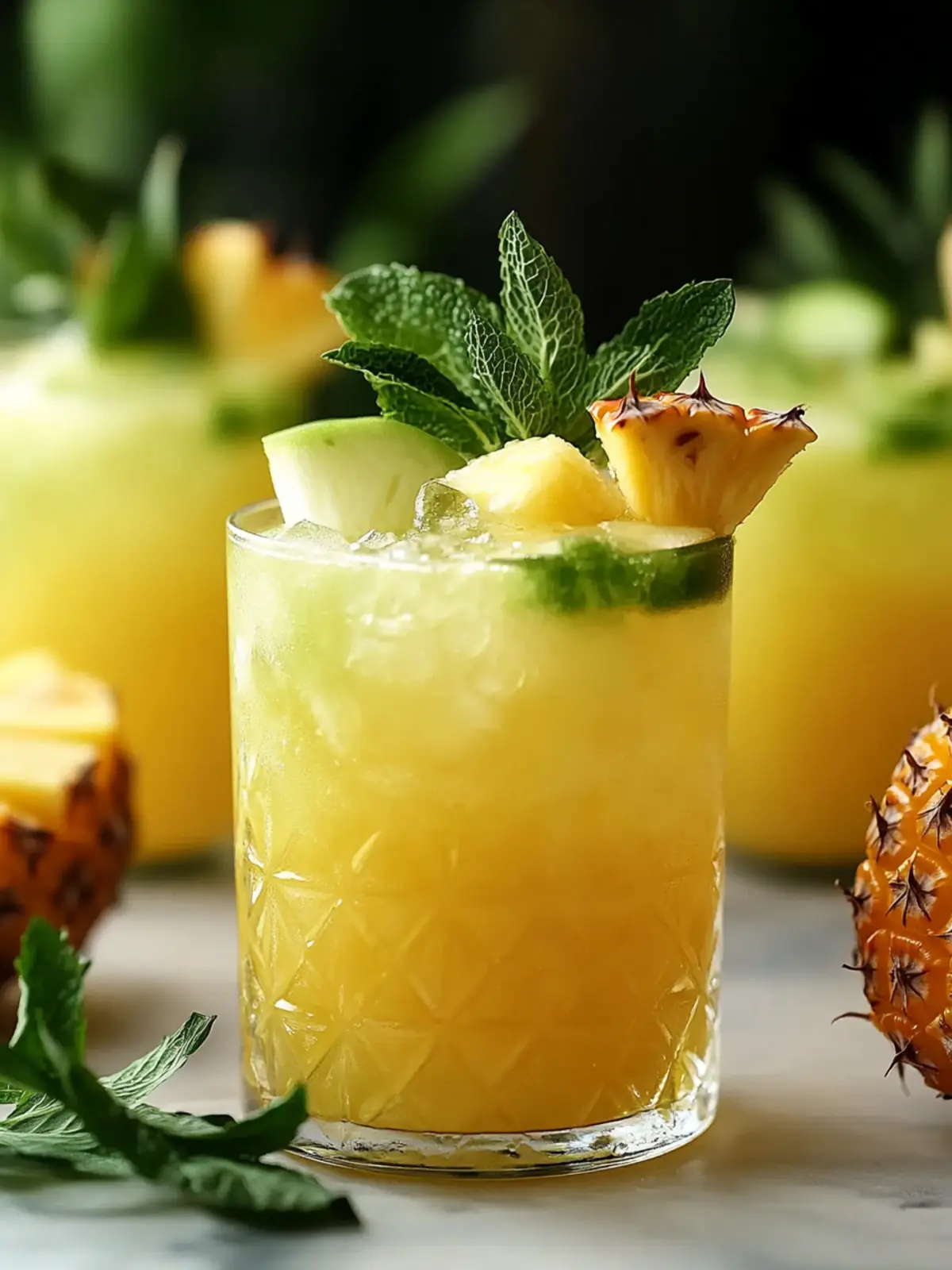 Erfrischende Ananas Gurke Agua Fresca für heiße Sommertage 2 Ananas Gurke Agua Fresca