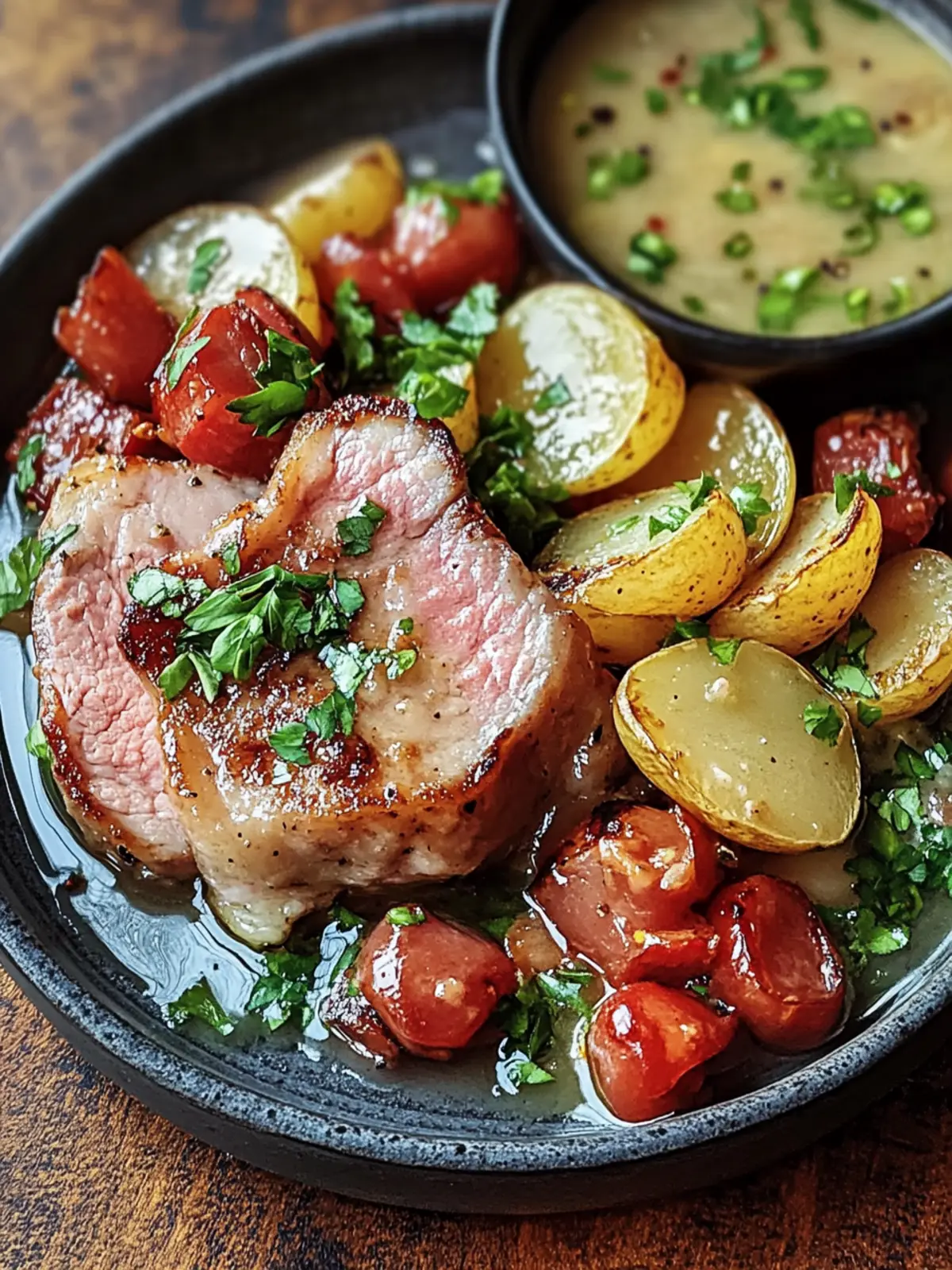 Leckere geschmorte Schweinekoteletts Schnelle & saftige Mahlzeit 3 Leckere geschmorte Schweinekoteletts Einfache und saftige Mahlzeit