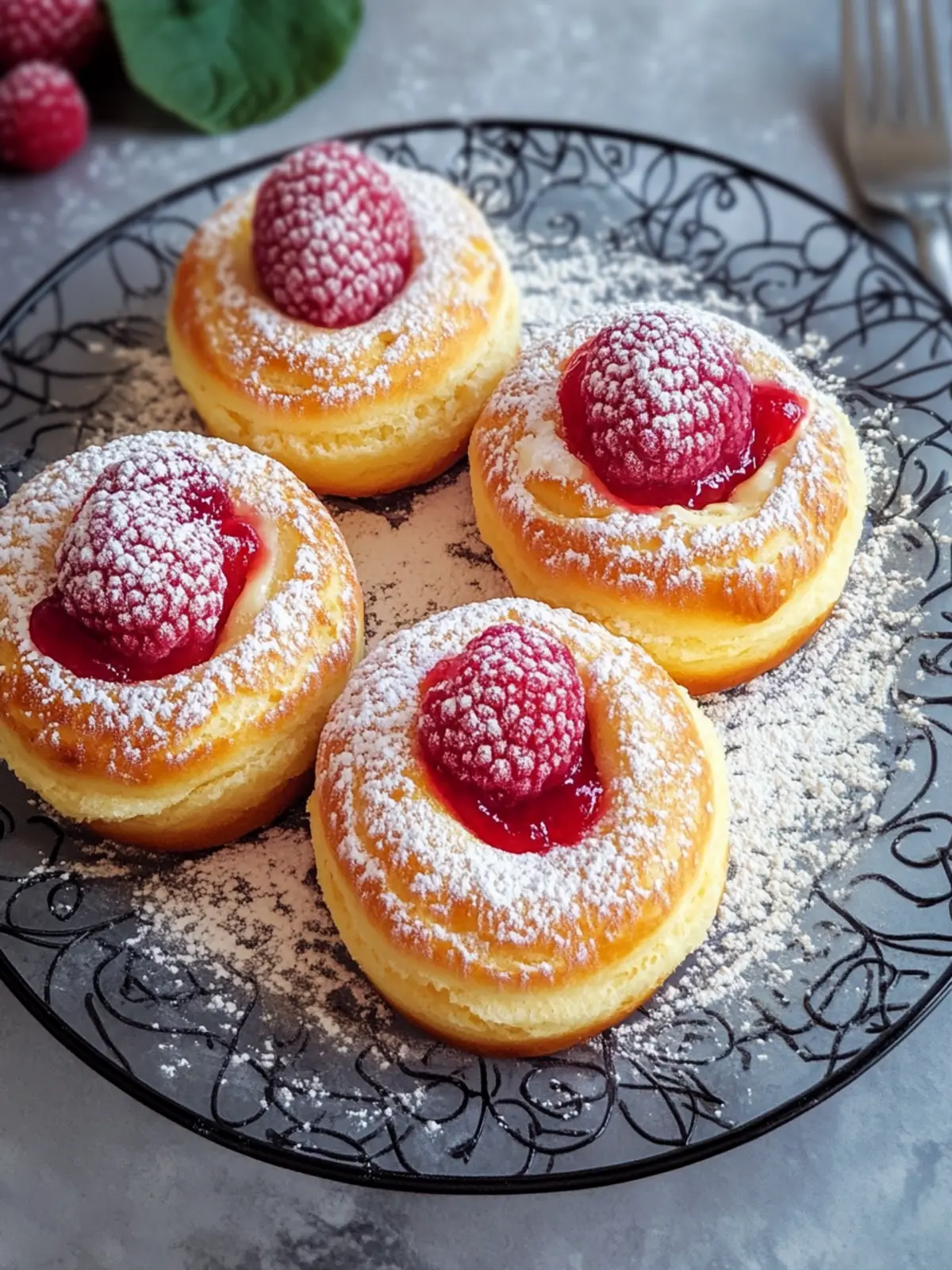 Verführerisches Zucker Himbeer Dänisches Gebäck für Genießer 2 Zucker Himbeer Dänisches Gebäck