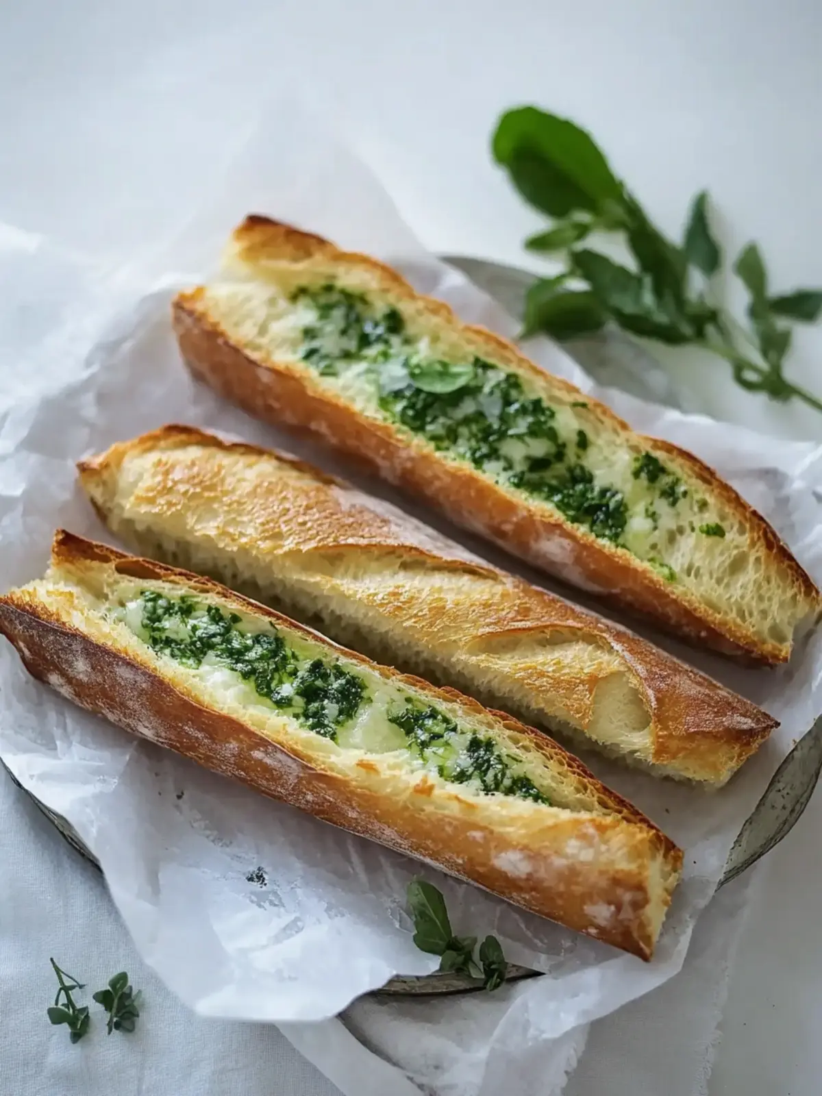 Köstliches Bärlauchbaguette für den perfekten Frühlingssnack 5 Bärlauchbaguette