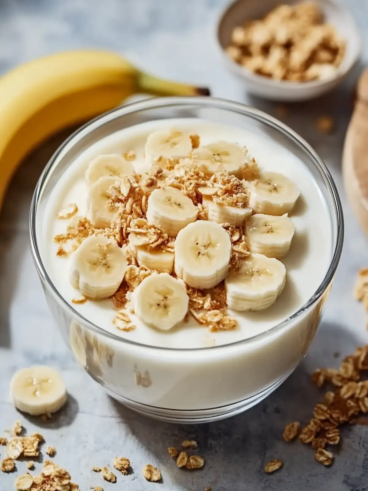 Gesunde Bananenpudding mit griechischem Joghurt Rezept für Genuss ohne Reue 2 Gesunde Bananenpudding mit griechischem Joghurt Rezept