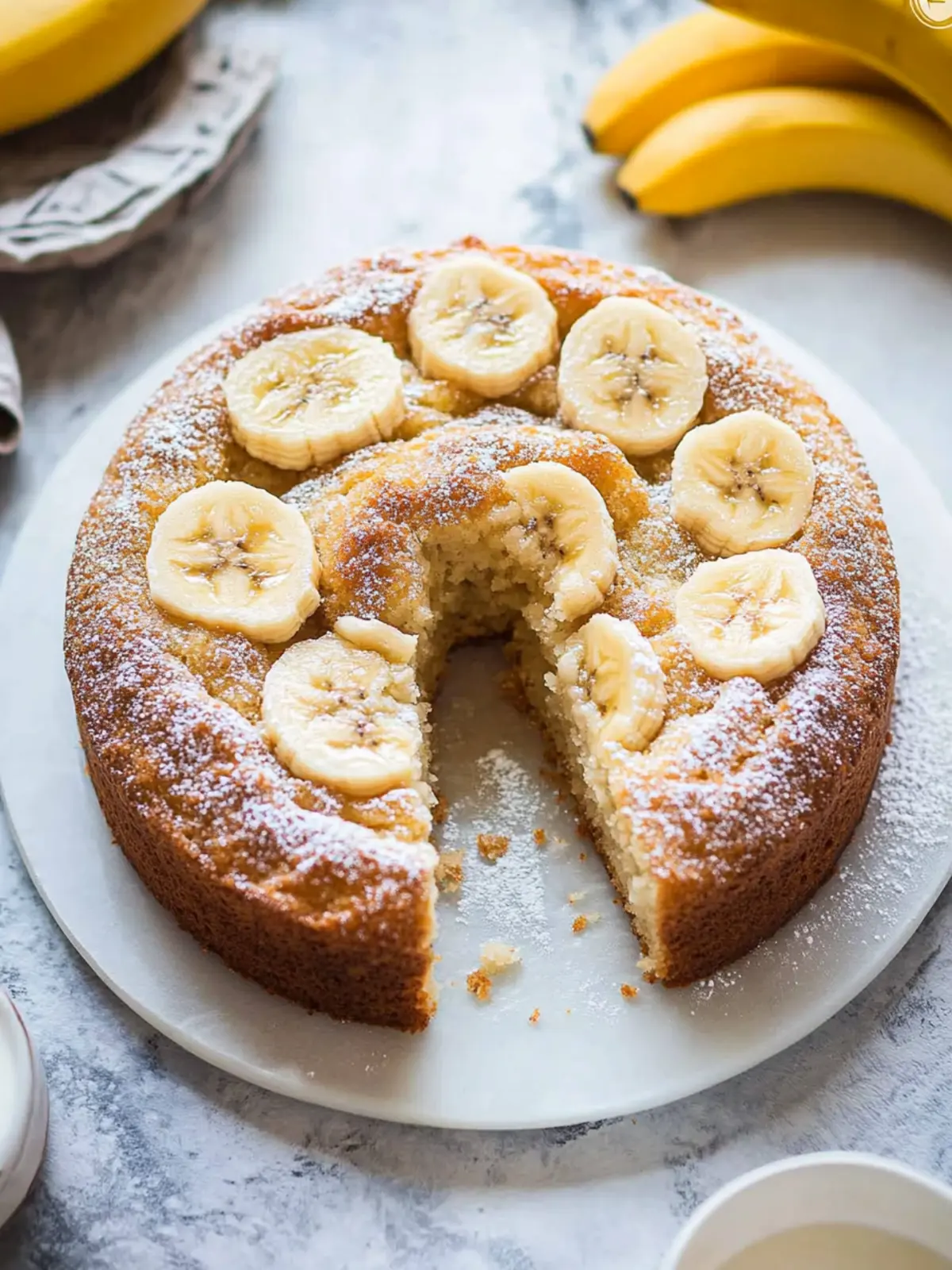 Saftiger Bananenkuchen: Einfaches Rezept für den perfekten Snack 4 Einfaches Rezept für sehr saftigen Bananenkuchen