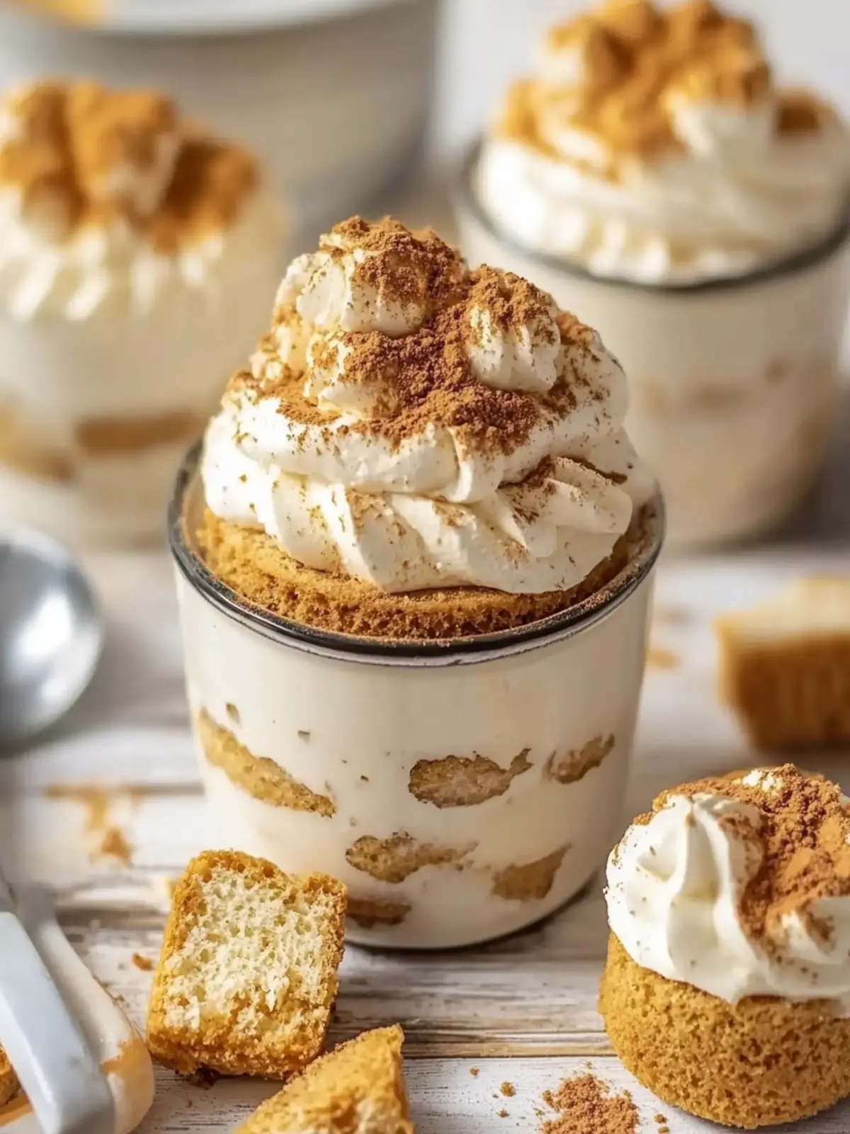 Keine-Bake Biscoff Cheesecake Becher für sorgenfreies Naschen 4 Keine-Bake Biscoff Cheesecake Becher