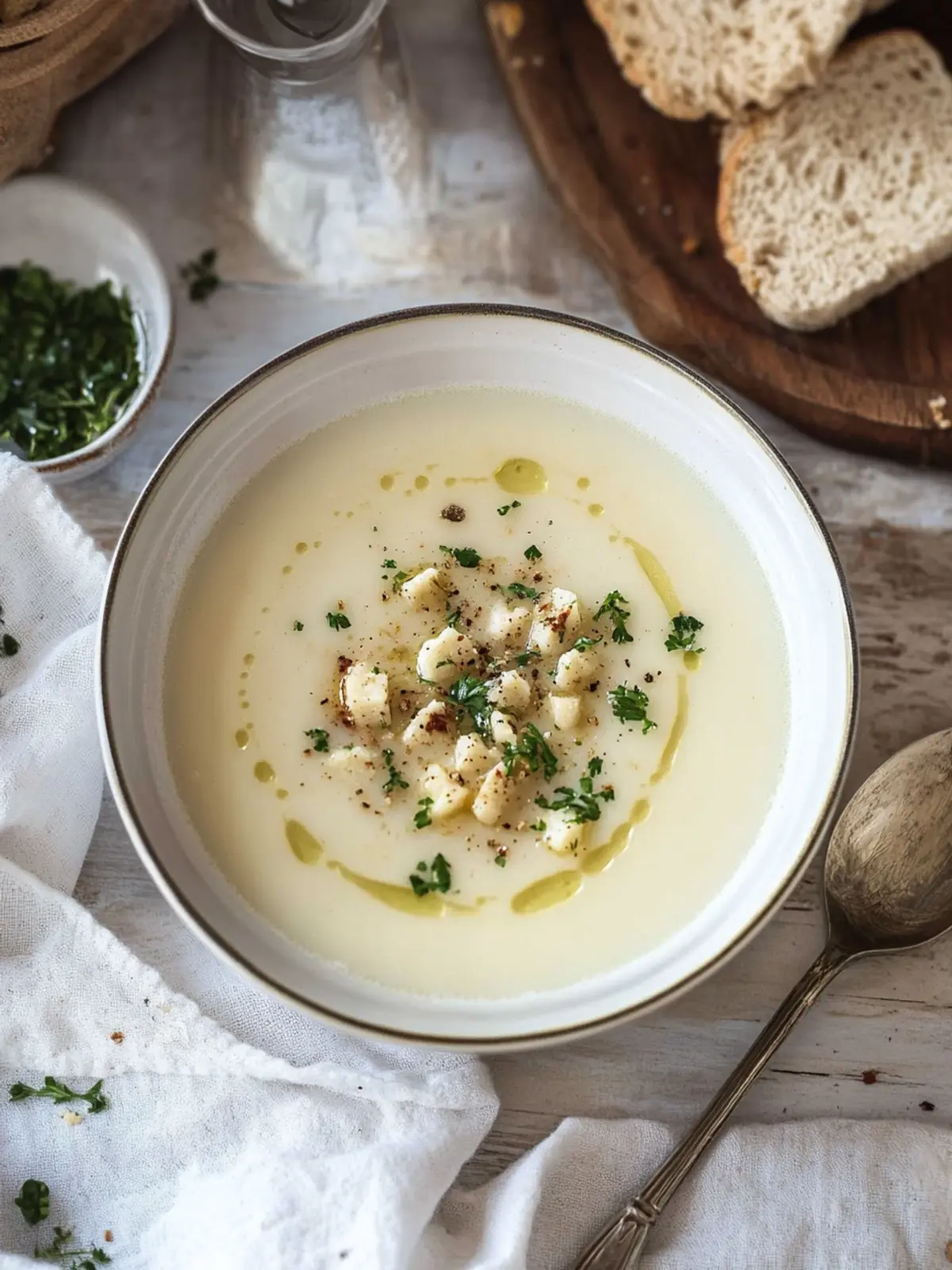 Einfaches Knoblauchsuppenrezept für Herzliche Wohlfühlmomente 4 Einfaches Knoblauchsuppenrezept