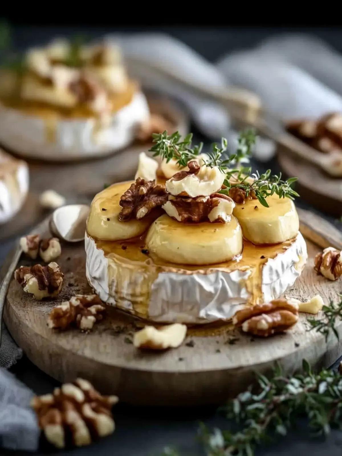 Apfel-Camembert-Spieße mit Walnüssen: Einfacher Genuss für Party 3 Apple-Camembert-skewers with walnuts