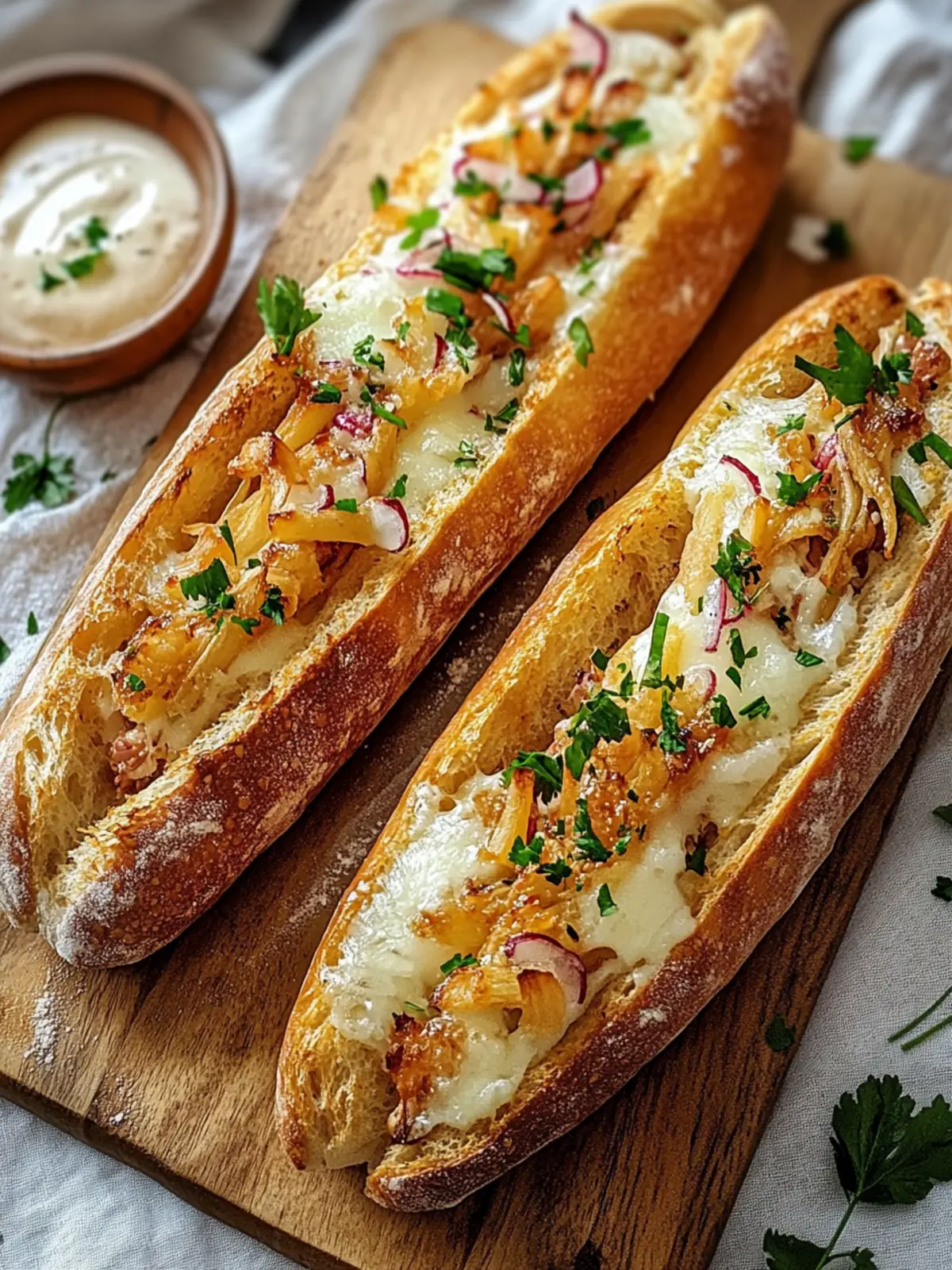 Köstliche Gefüllte Ofen-Baguettes – Perfekt für jeden Anlass 2 Gefüllte Ofen-Baguettes