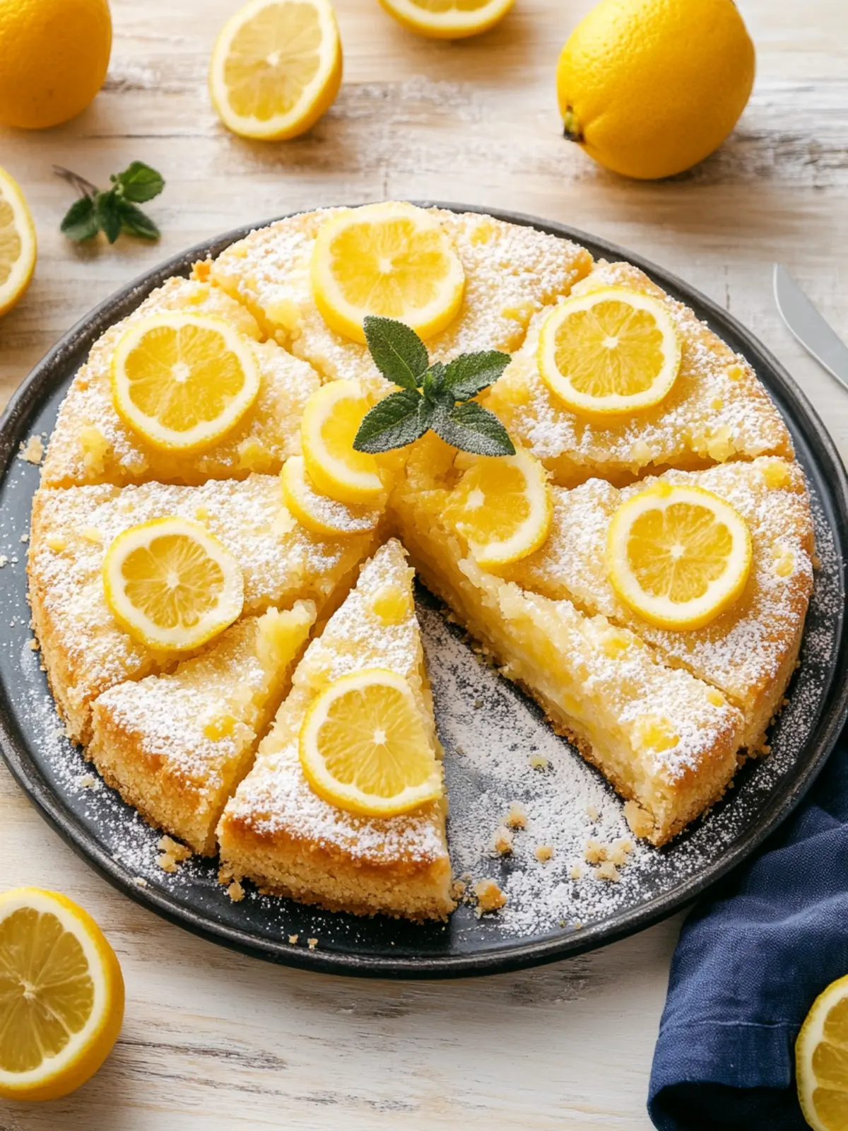 Veganer Zitronen-Blechkuchen – Fluffig und erfrischend lecker 4 Veganer Zitronen-Blechkuchen
