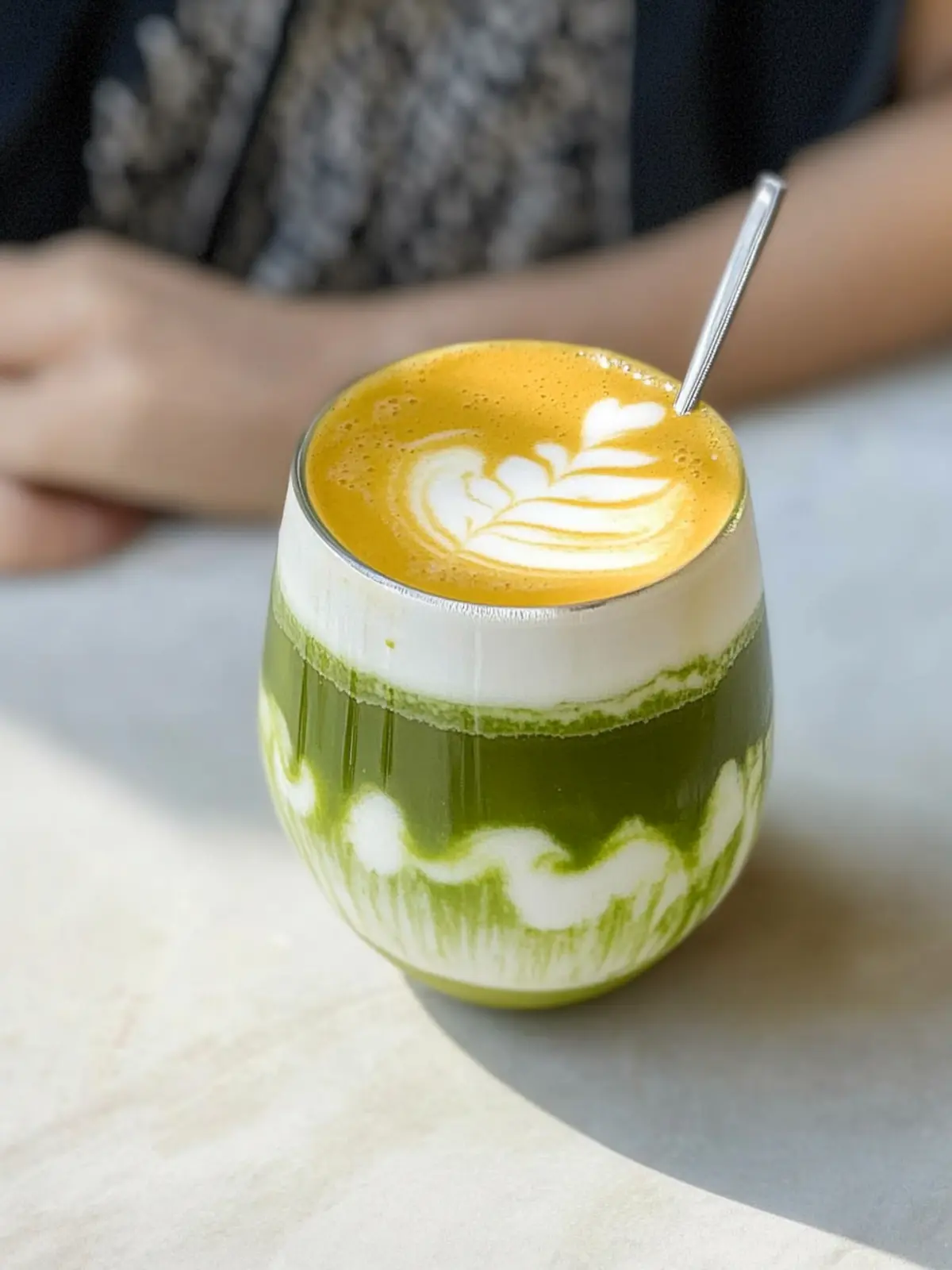 Eisige Mango Matcha Latte – Der perfekte Post-Workout Drink 3 Eisige Mango Matcha Latte
