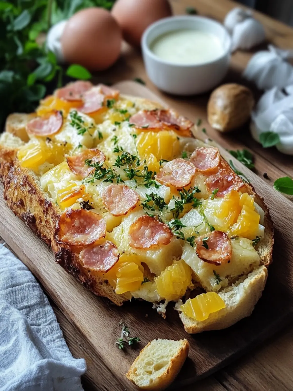 Leberkäse-Kartoffelauflauf mit Spiegelei für die ganze Familie 2 Leberkäse-Kartoffelauflauf mit Spiegelei