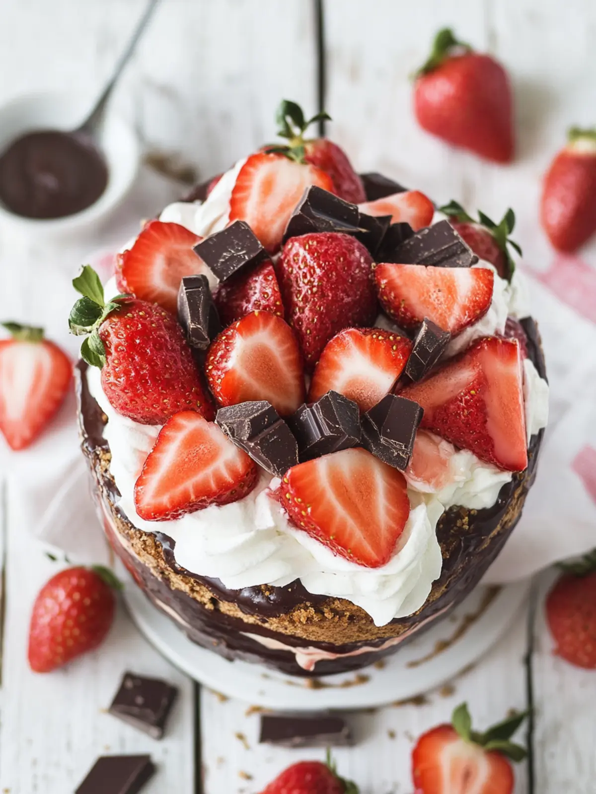 Erdbeer-Schoko-Quarkherz zum Muttertag: Voller Genuss! 4 Erdbeer-Schoko-Quarkherz Muttertag