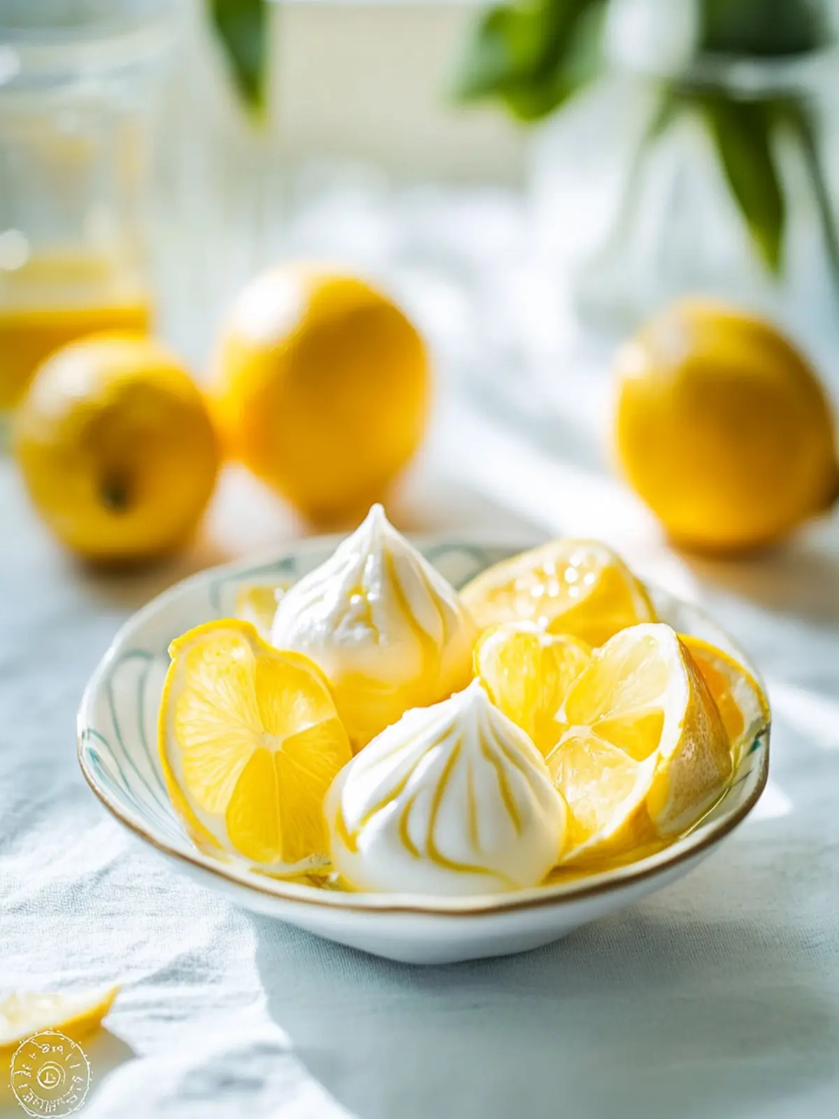 Zitronen-Baiserküsschen für süße Momente zuhause 2 Zitronen-Baiserküsschen oder Zitronenmeringue