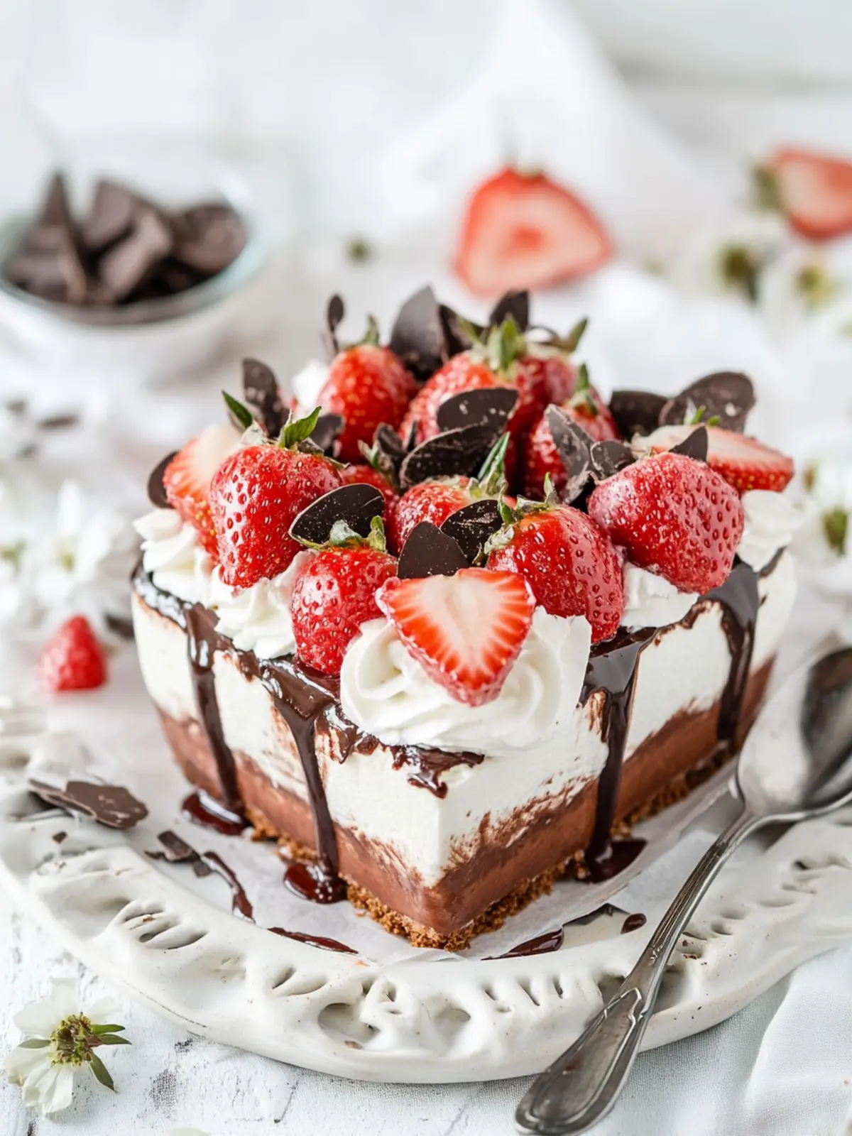 Erdbeer-Schoko-Quarkherz zum Muttertag: Voller Genuss! 2 Erdbeer-Schoko-Quarkherz Muttertag