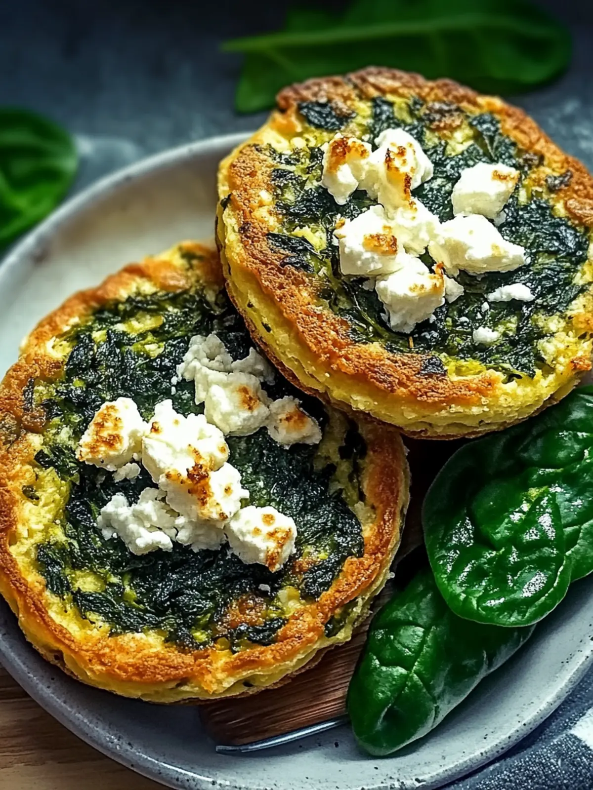 Spinat- und Feta-Pastetchen