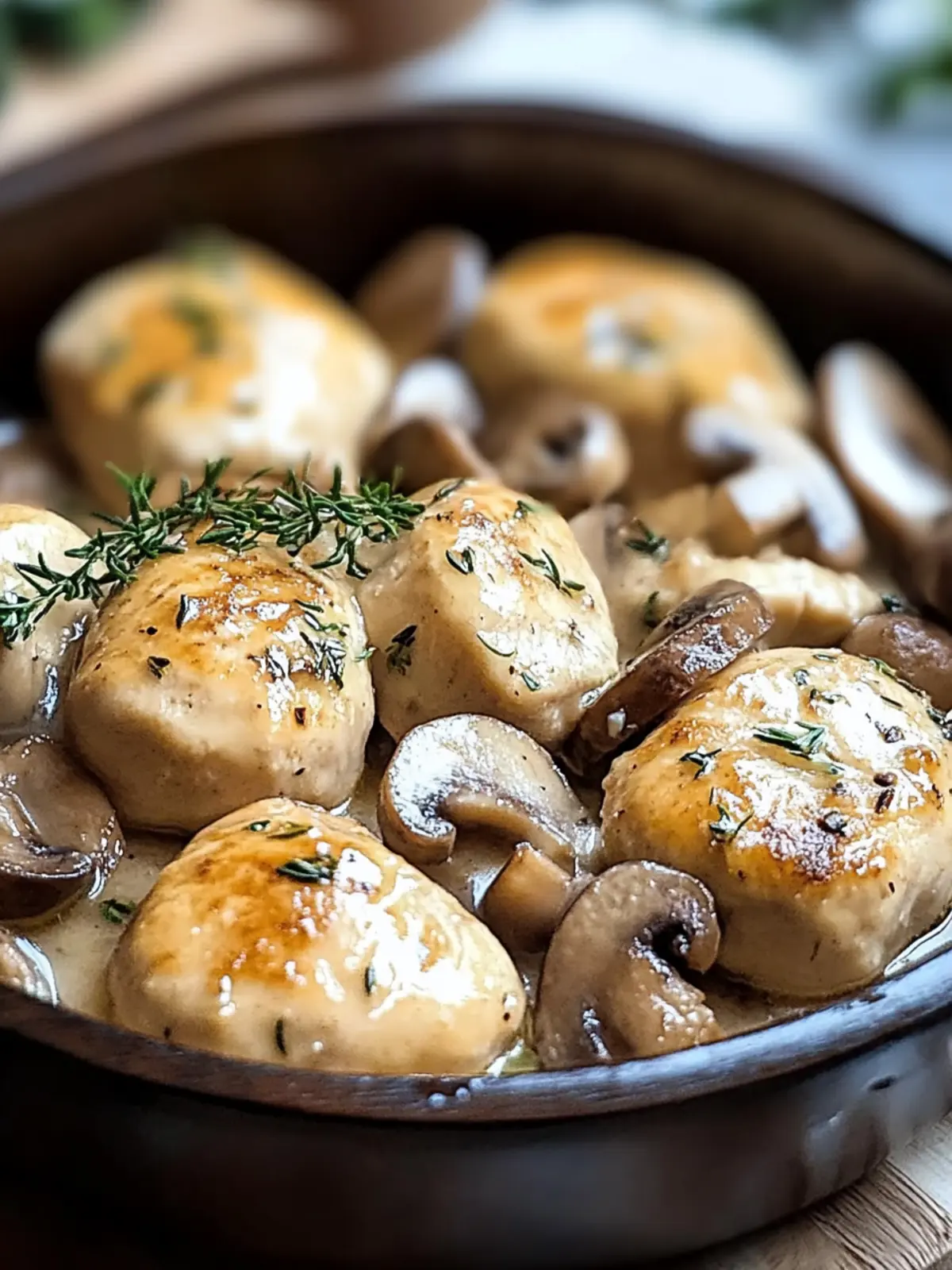 Keto Knoblauch Pilz Hähnchen Auflauf: Cremiger Genuss schnell zubereitet 4 Keto Knoblauch Pilz Hähnchen Auflauf