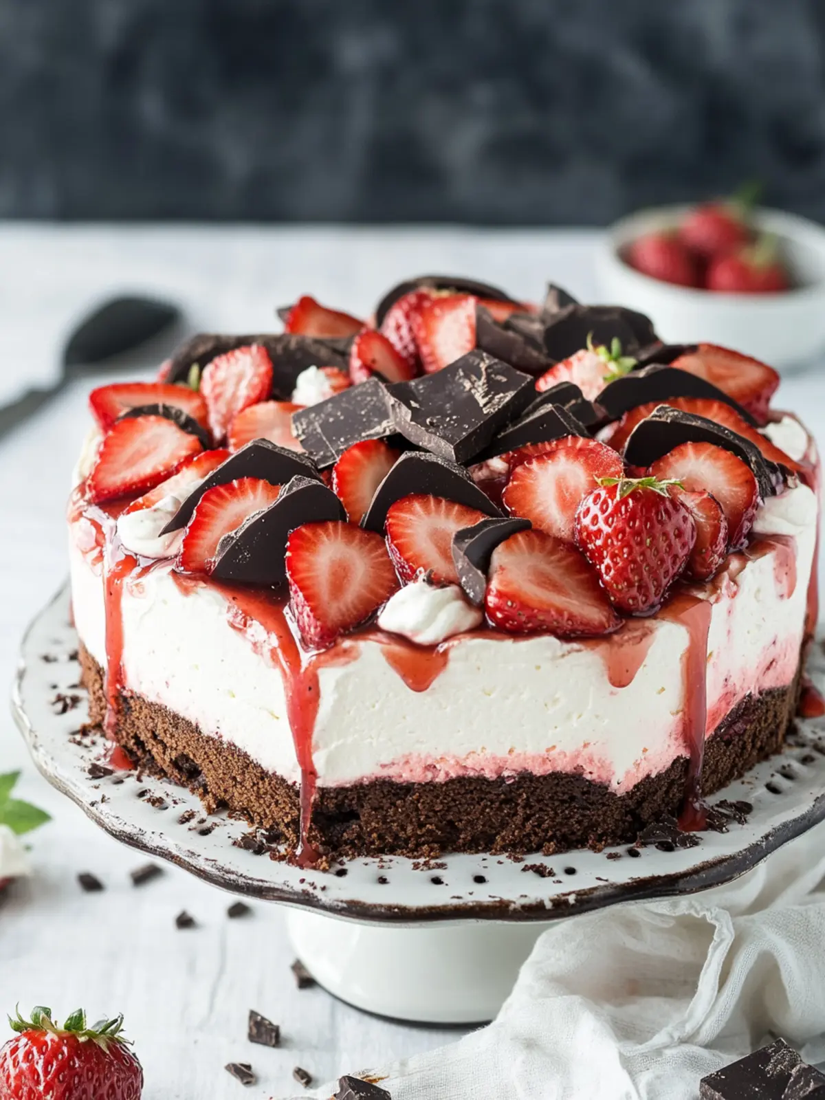 Erdbeer-Schoko-Quarkherz zum Muttertag: Voller Genuss! 3 Erdbeer-Schoko-Quarkherz Muttertag