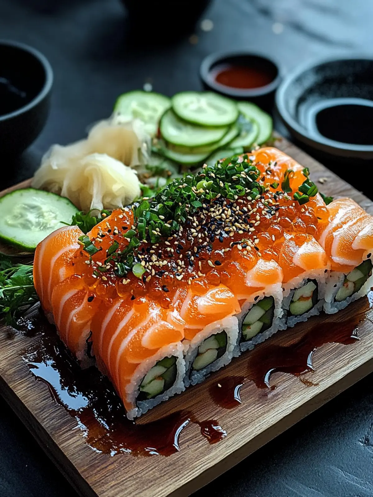 Scharfer Lachs Sushi Auflauf: Einfaches Comfort Food für zuhause 2 Scharfer Lachs Sushi Auflauf