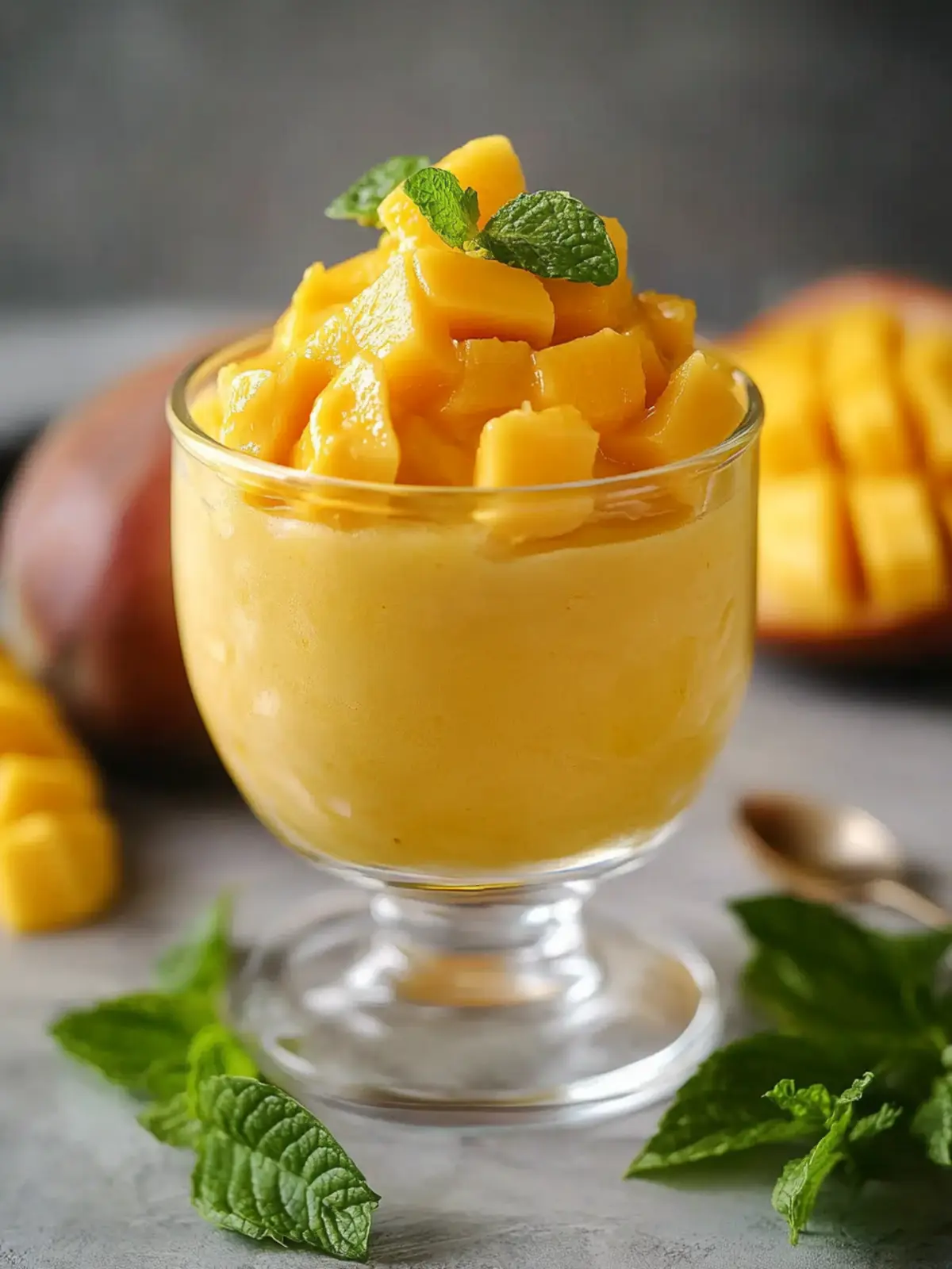 Mango-Mousse (3 Zutaten)