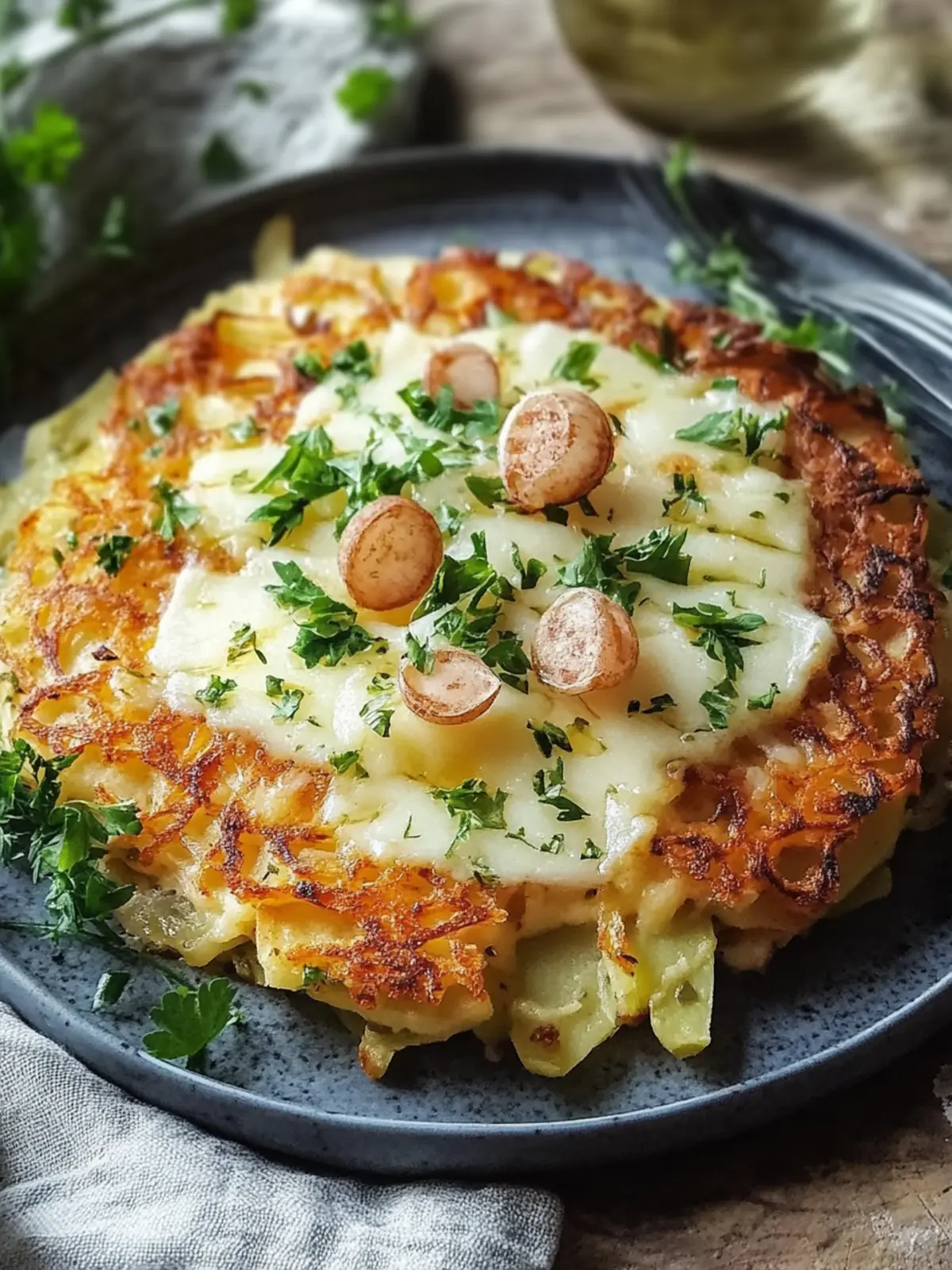 Hüttenkäse Kartoffelrösti Auflauf: Herzhaft und Einfach Genießen 3 Hüttenkäse Kartoffelröstauflauf