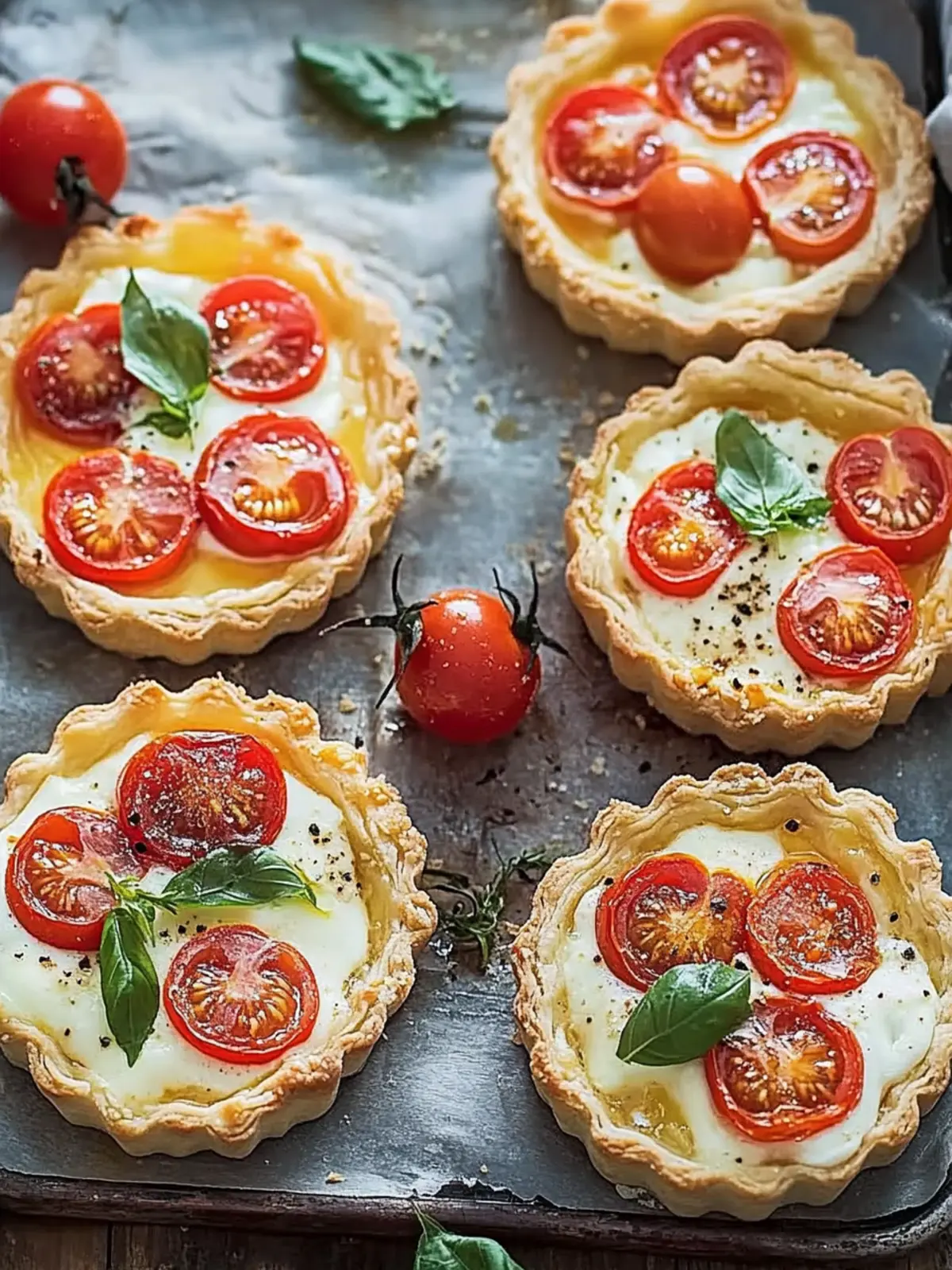 Tomaten-Tartelettes mit frischen Kräutern: Einfach Lecker! 2 Tomaten-Tartelettes