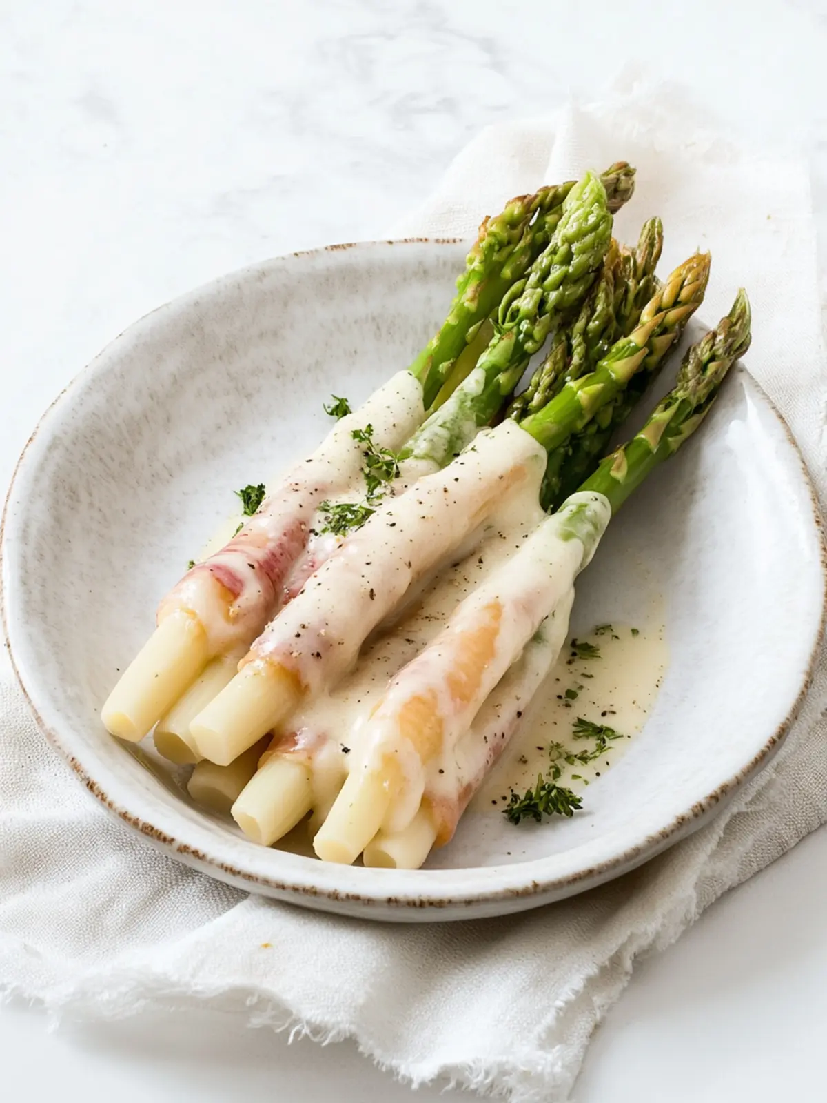 Spargel überbacken: Cremiger Genuss für jeden Anlass 4 Spargel überbacken