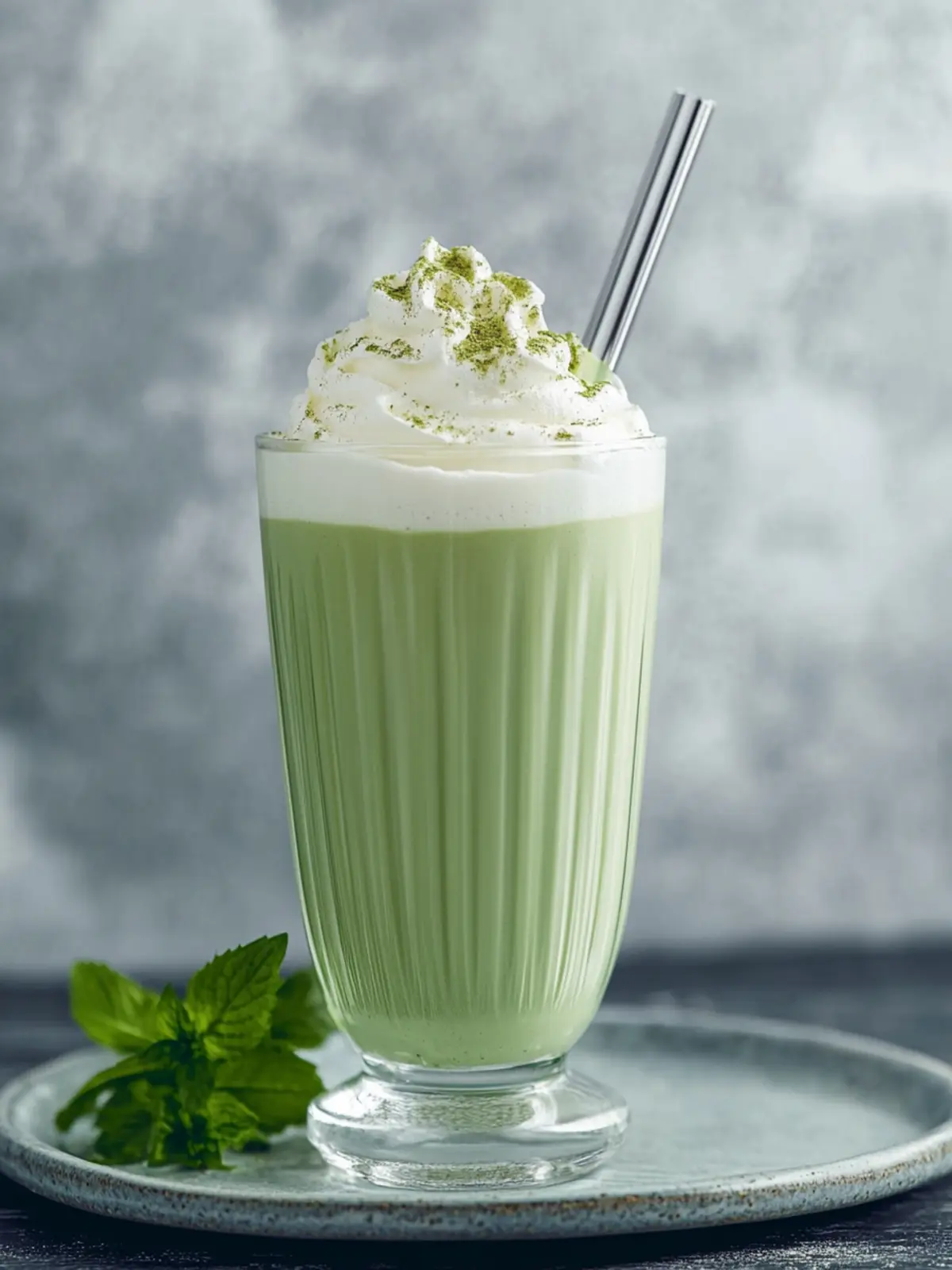 Cremiger 3-Zutaten Matcha Milchshake für schnelle Genussmomente 2 3-Zutaten Matcha Milchshake
