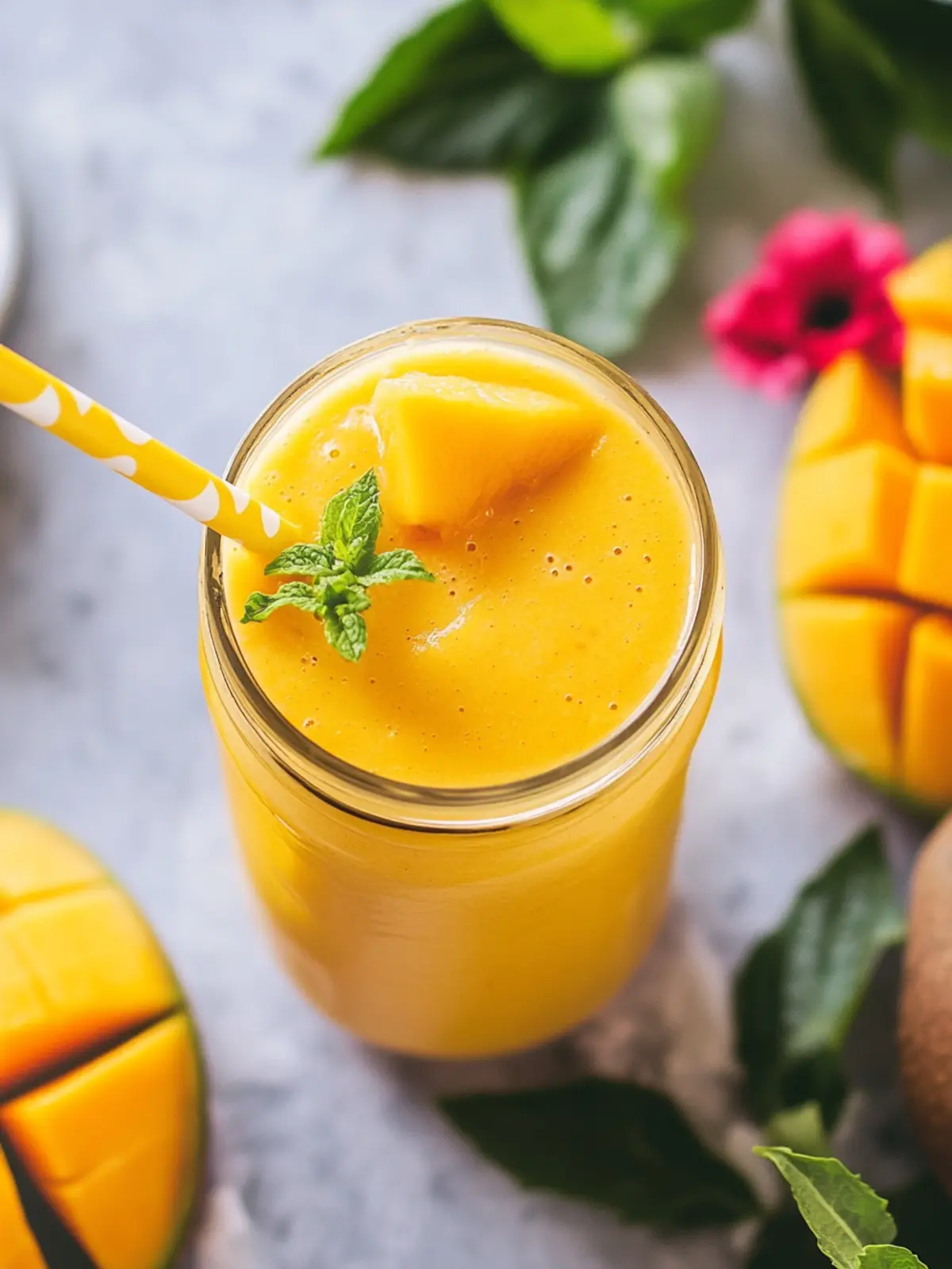 Der Beste Mango Smoothie – Einfach, Gesund und Erfrischend 5 Der Beste Mango Smoothie